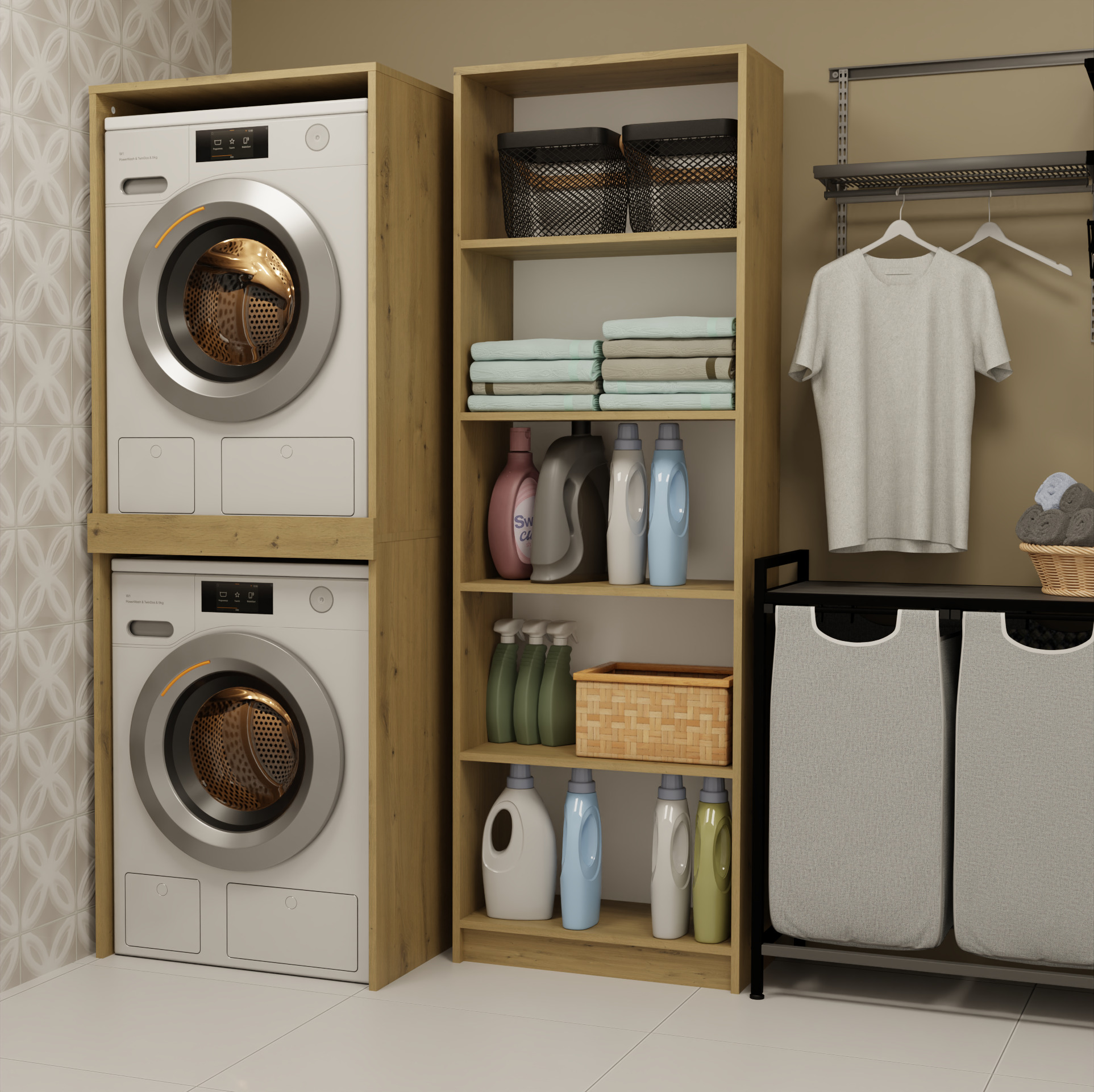 Kopalniški poličnik Balelbo 108 (Artisan hrast)