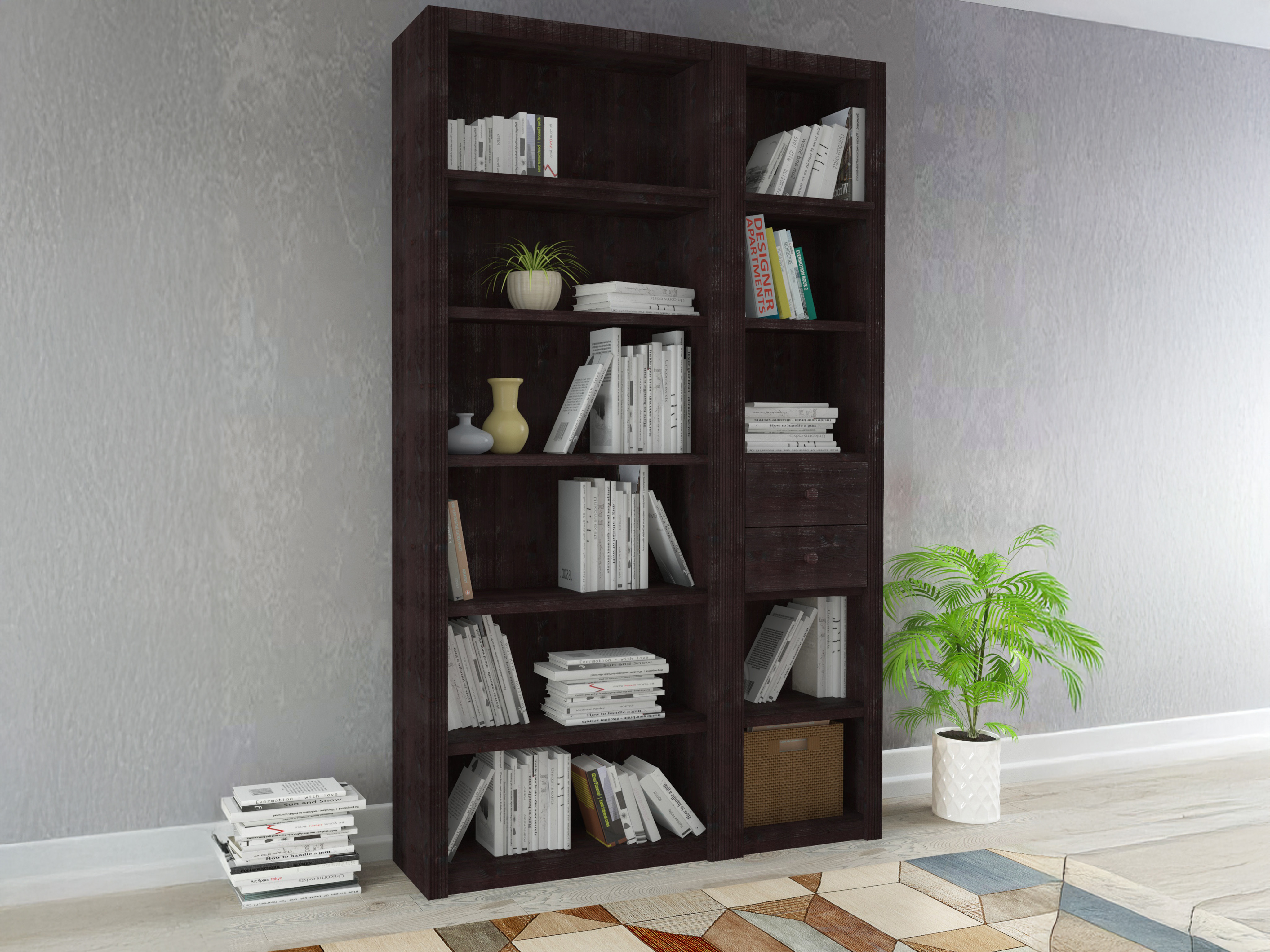 Komplet polic Orlmara 105 (Havana hrast)