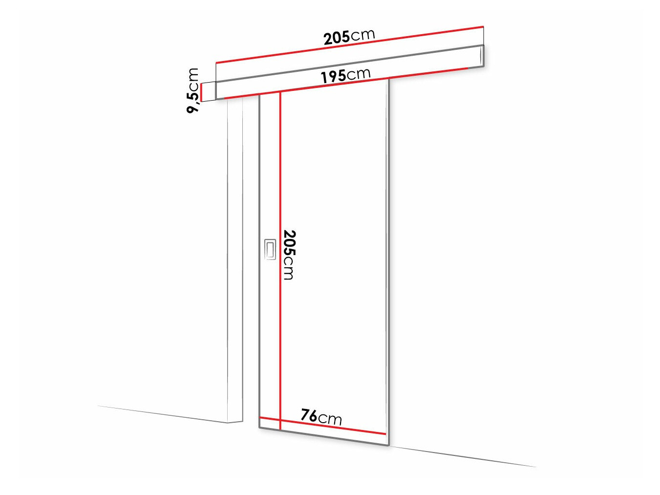 Drsna vrata SL5058 s poškodovano embalažo