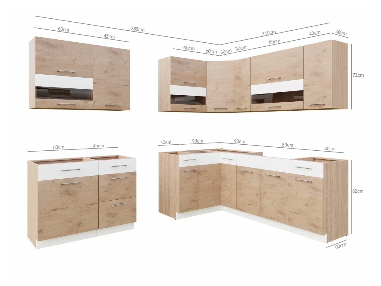 Modularni kuhinjski komplet Mode Beech 131