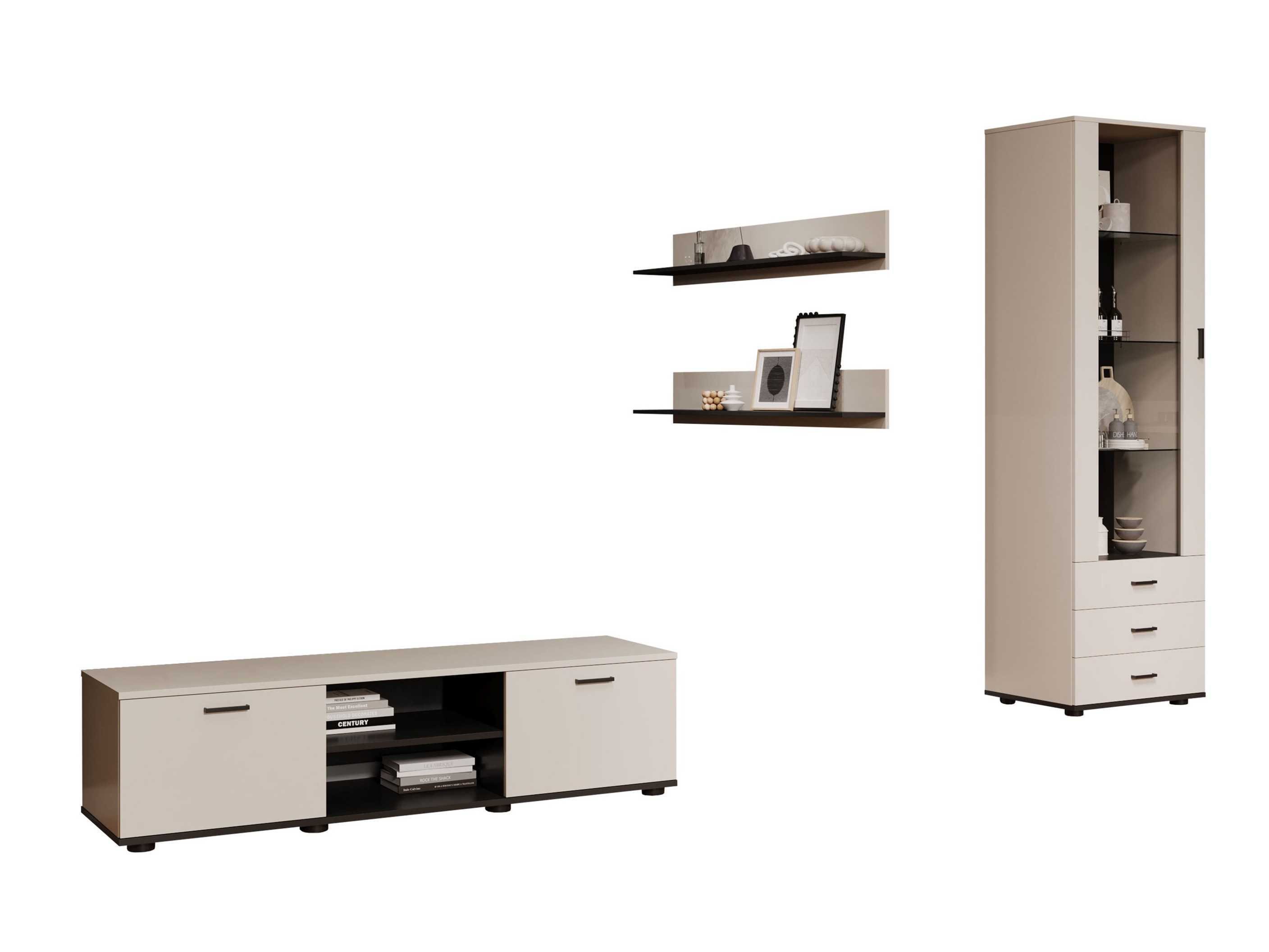 Dnevni prostor Tornola 110 (Kašmir + Črna)