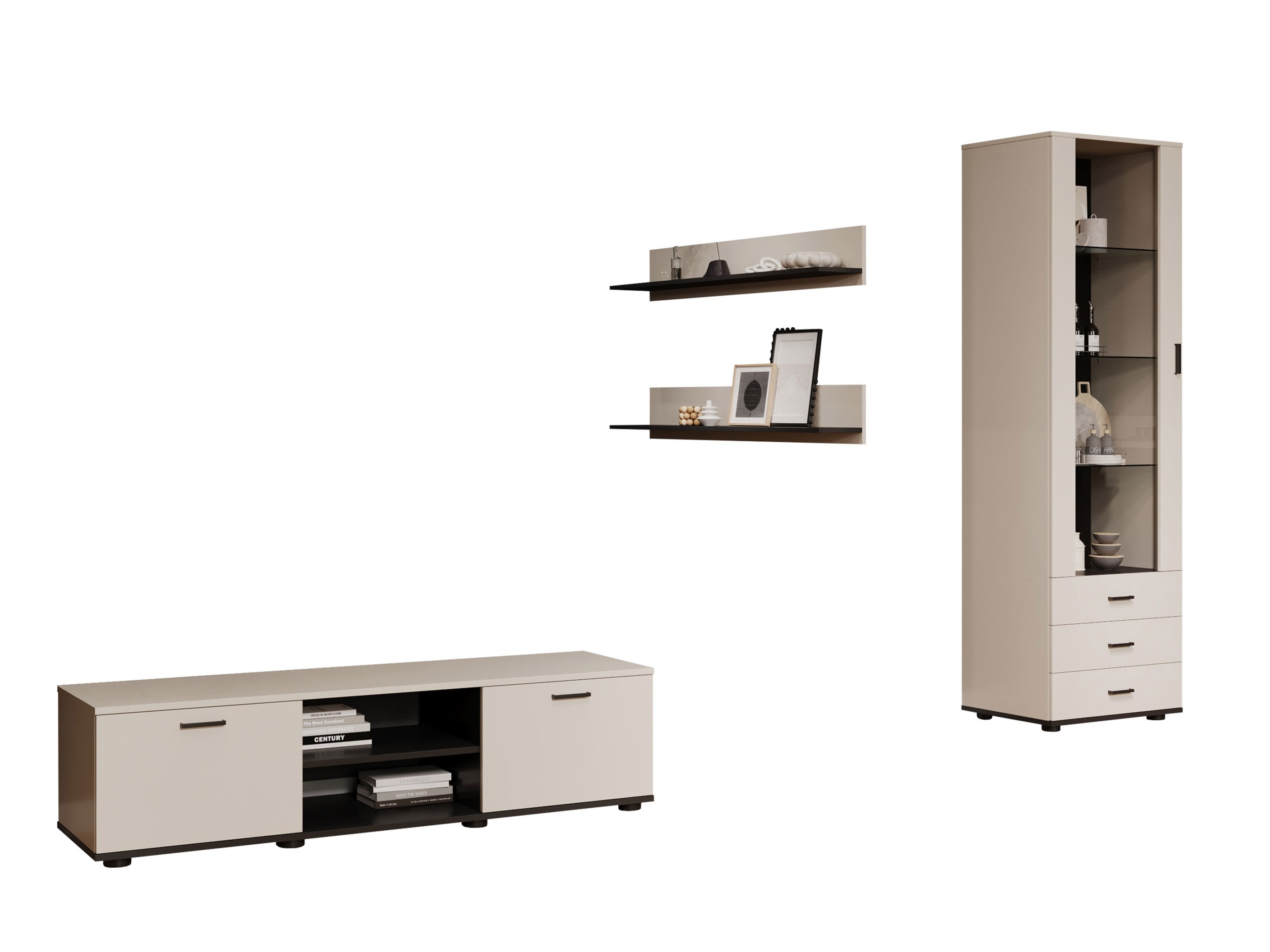 Dnevni prostor Tornola 110 (Kašmir + Črna)