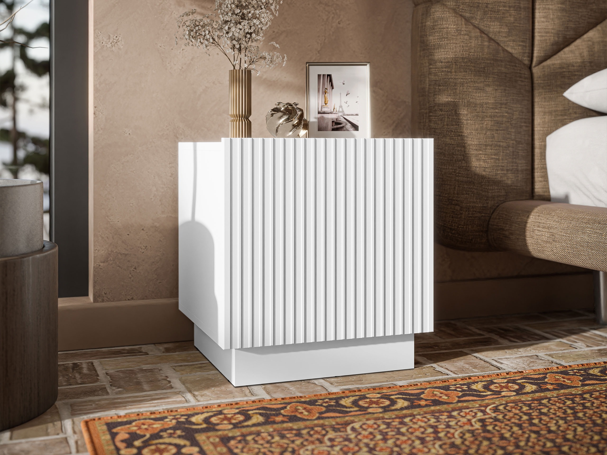 Komplet nočnih omaric Lingua (Bela)