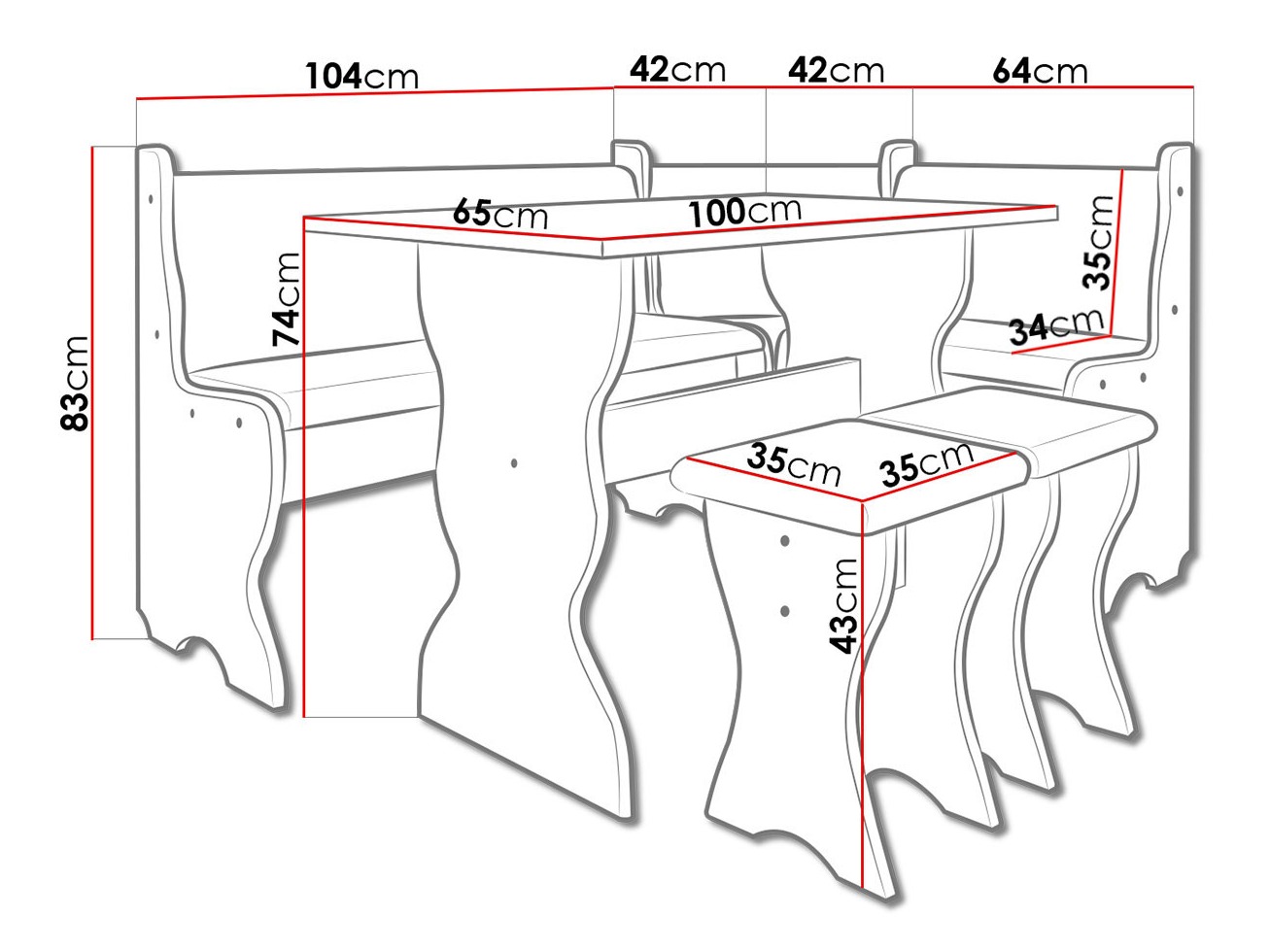 Jedilni kot Reading 100 (Kašmir + Trinity 02)