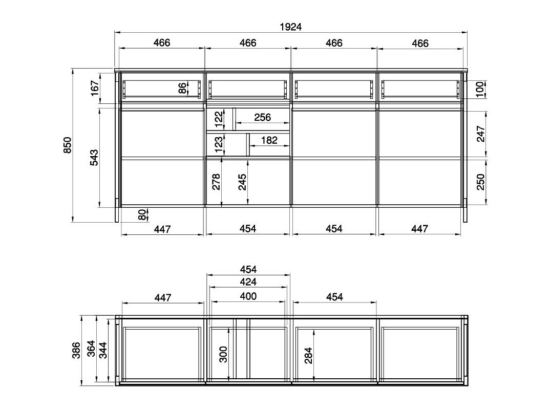 Komoda Fermaru 105 (Bela + Hrast)