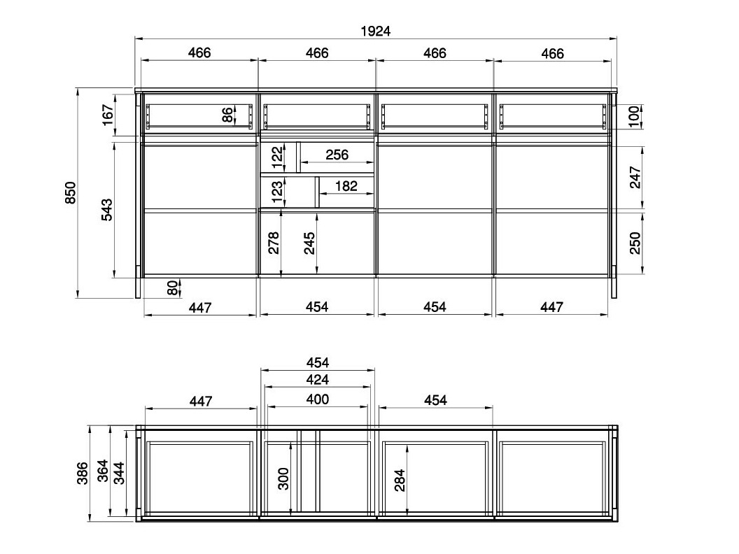 Komoda Fermaru 105 (Prašno zelena + Hrast)