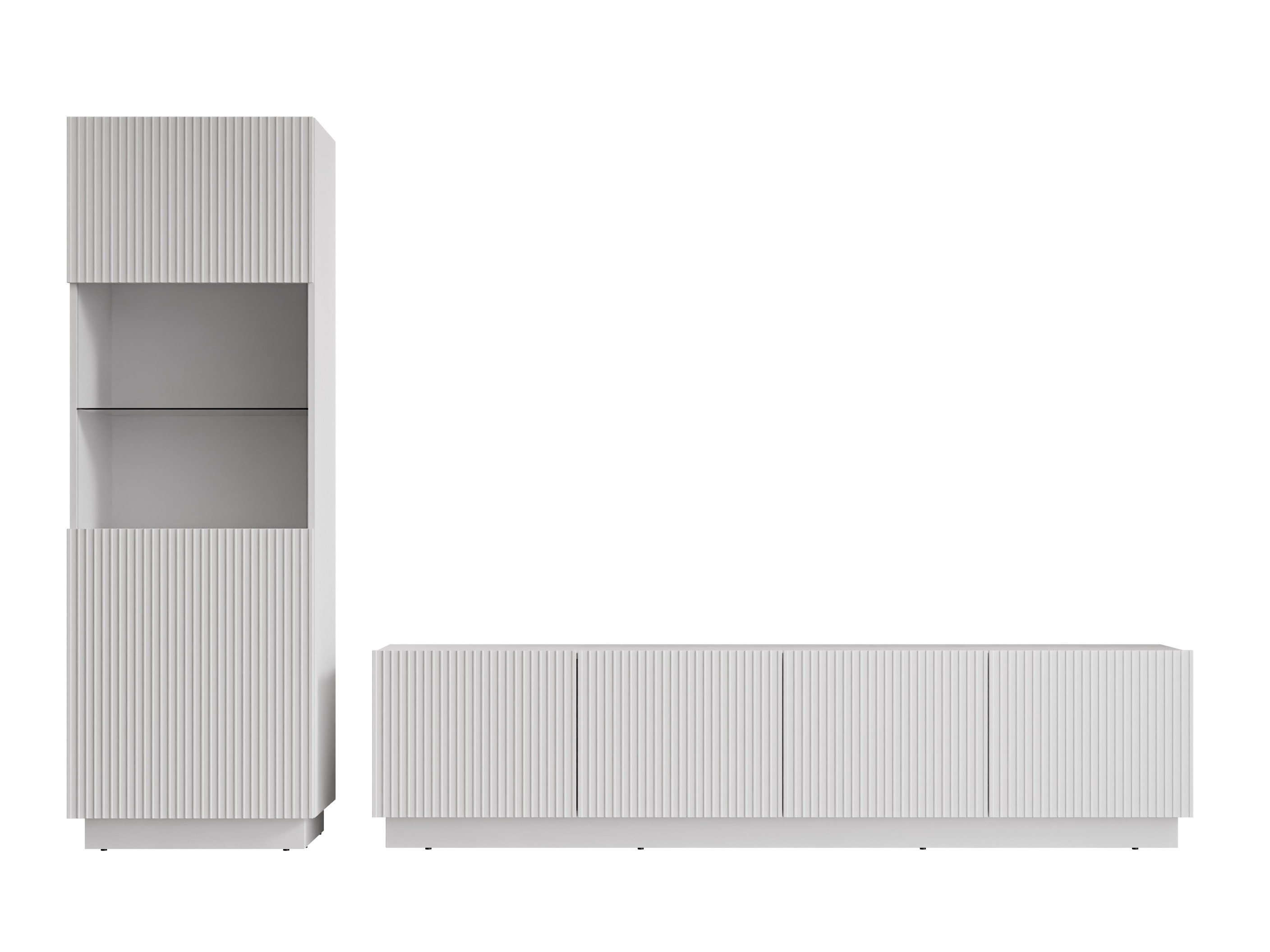 Komplet za dnevno sobo Lingua (Bela)