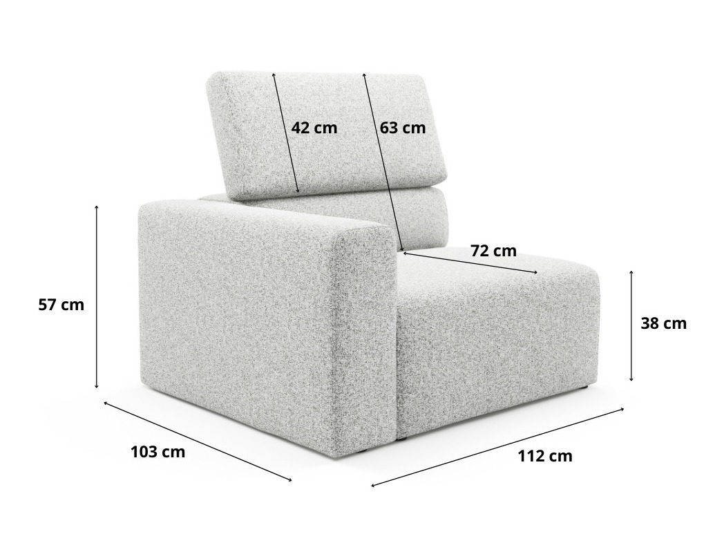 Modularni sedežni element Virorle 102 (Puente 03)