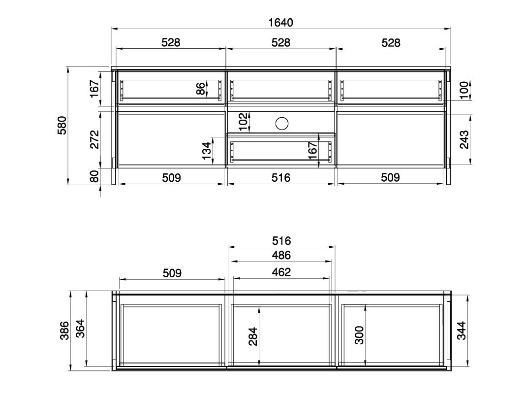 Dnevni prostor Fermaru 110 (Prašno zelena + Hrast)