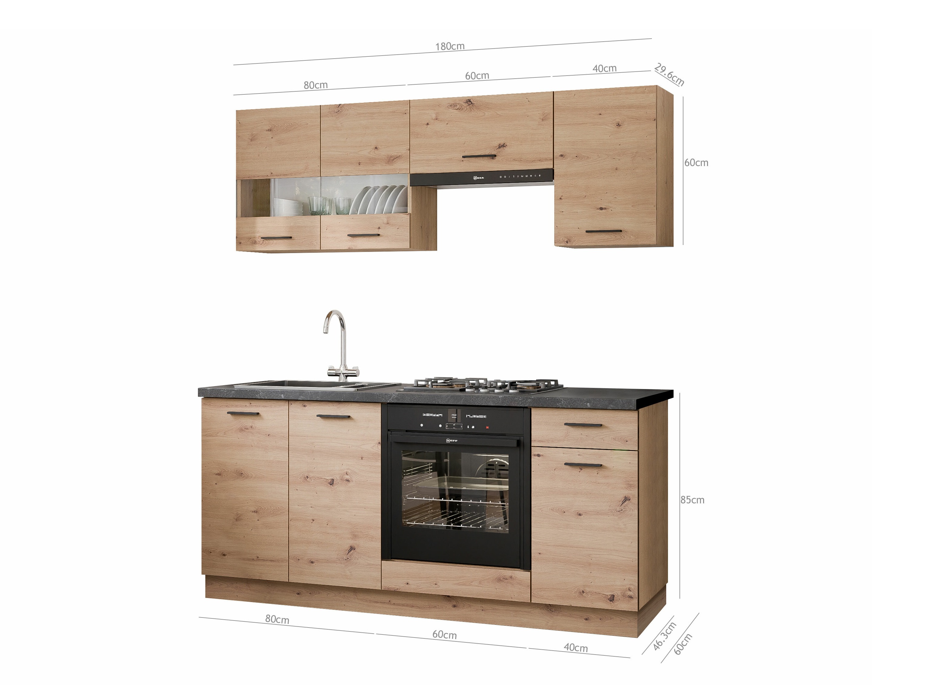 Modularni kuhinjski komplet Ati Artisan 129