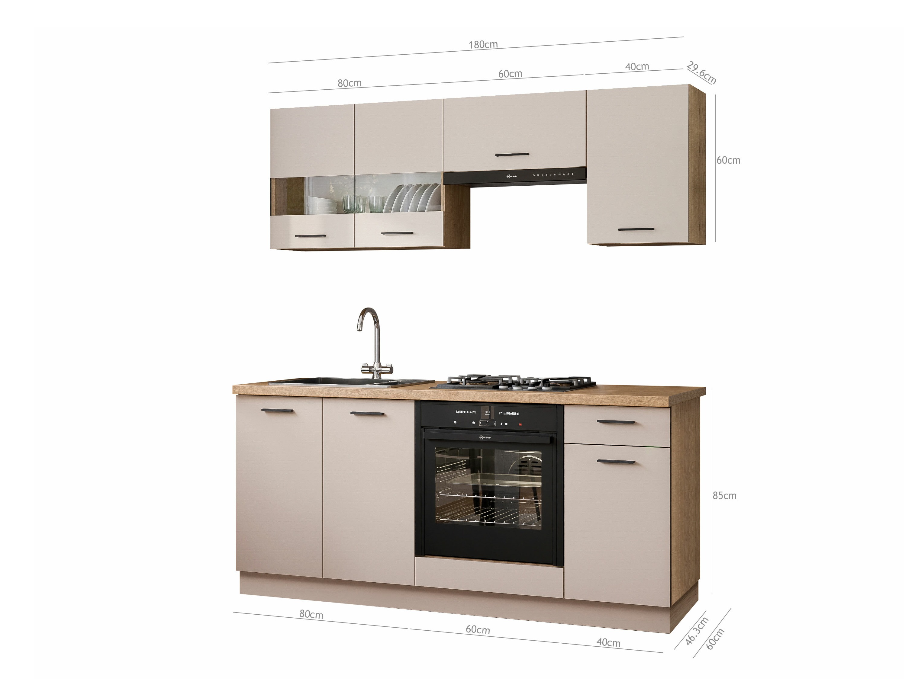Modularni kuhinjski komplet Ati Cashmere 132