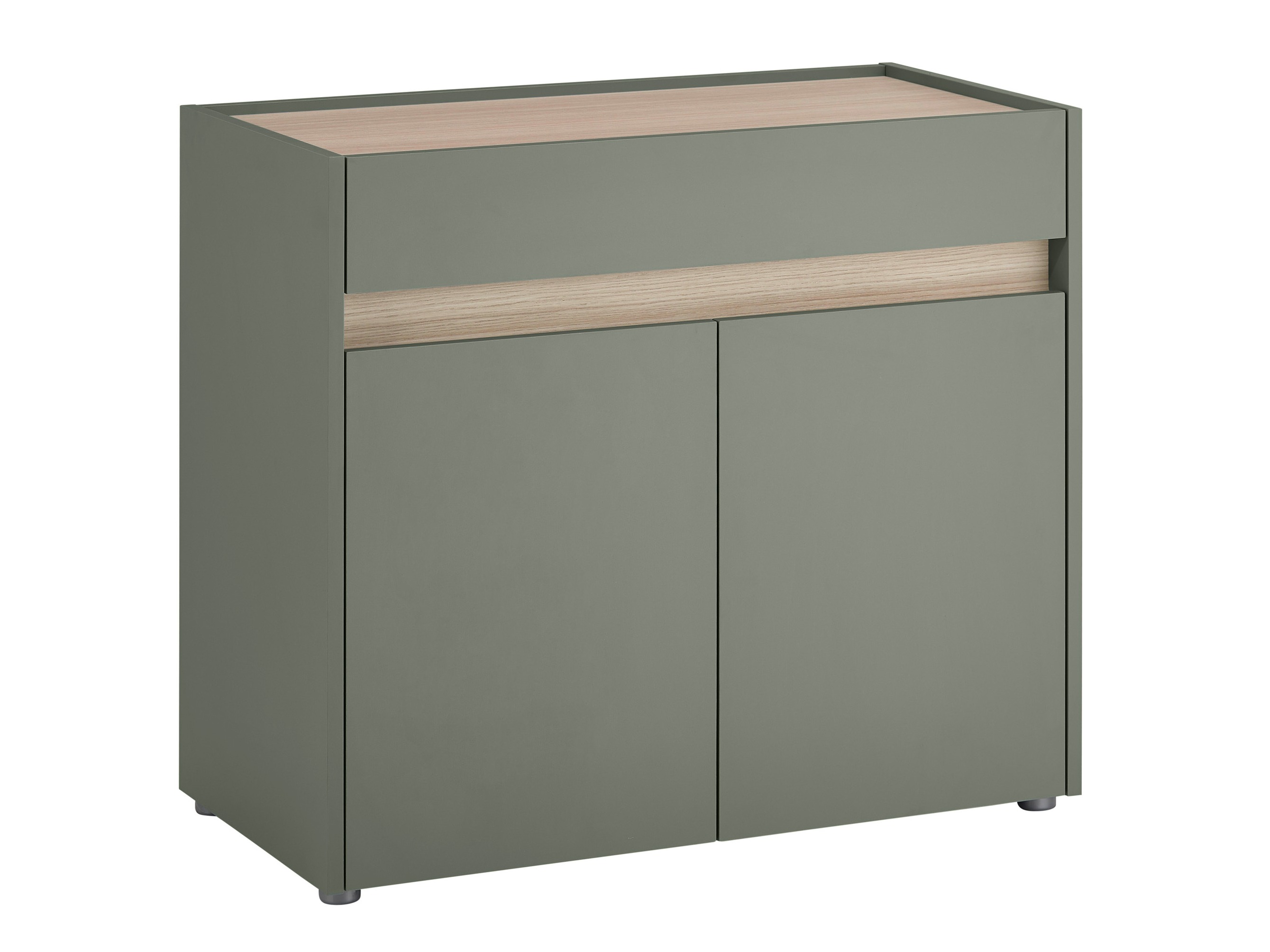 Komoda Elbsori 110 (Zelena + Hrast)