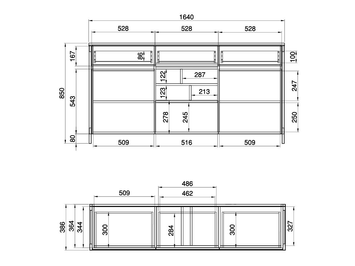 Komplet za domačo pisarno Fermaru 116 (Prašno zelena + Hrast)
