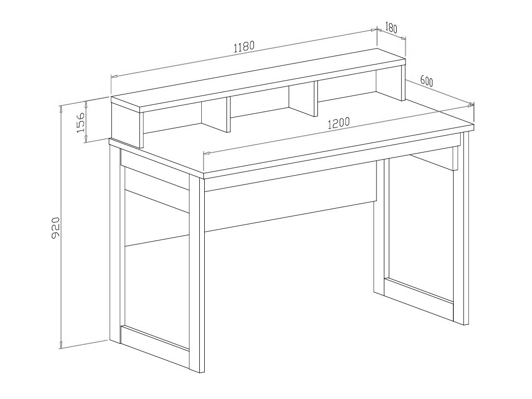 Komplet za domačo pisarno Fermaru 116 (Prašno zelena + Hrast)