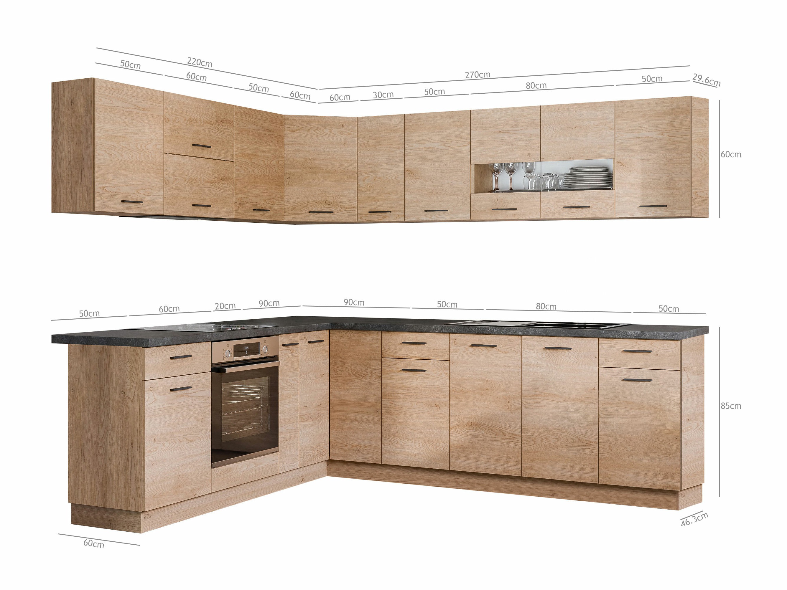 Modularni kuhinjski komplet Ati Torro 132