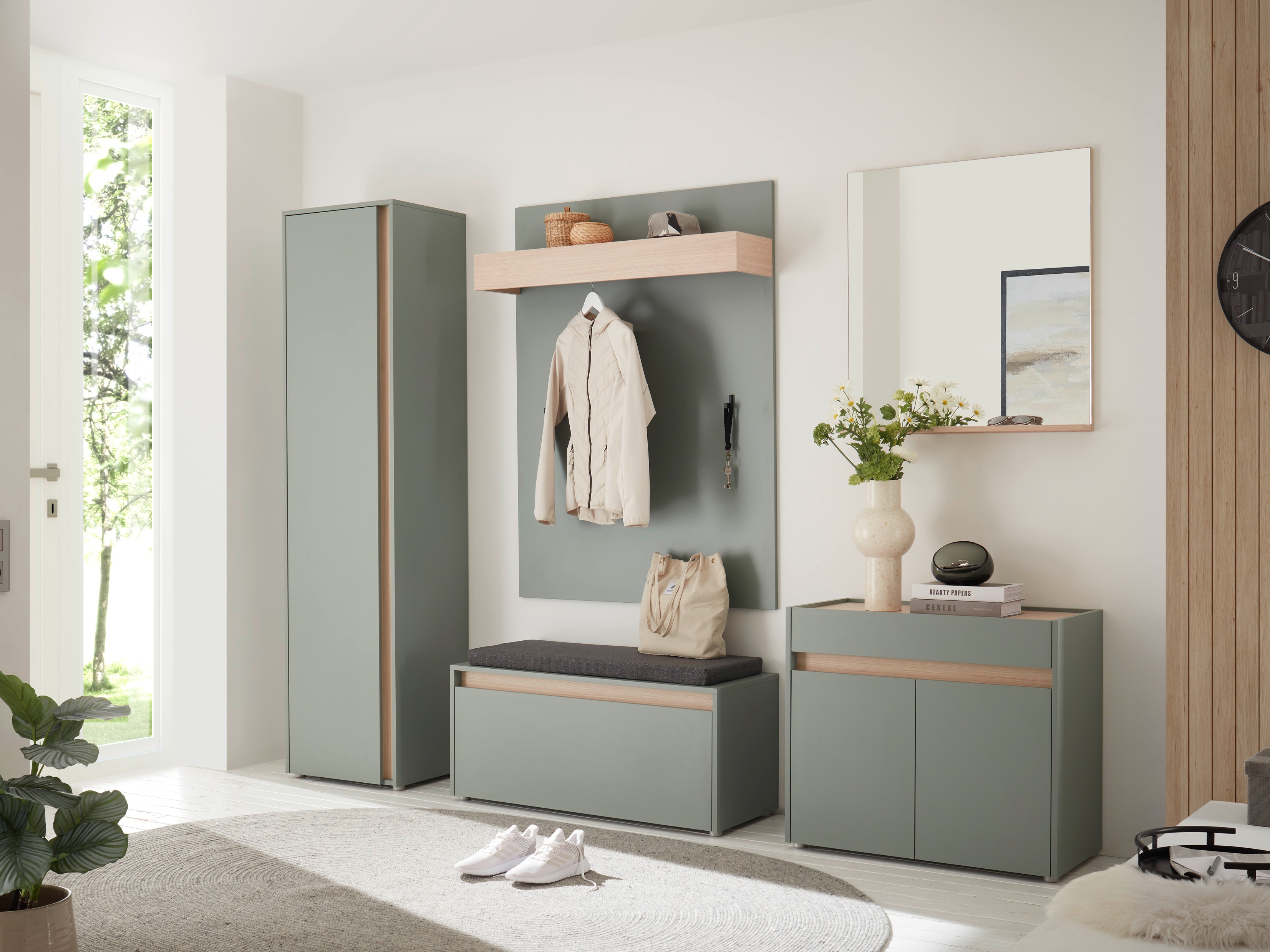 Obešalnik Elbsori 162 (Zelena)