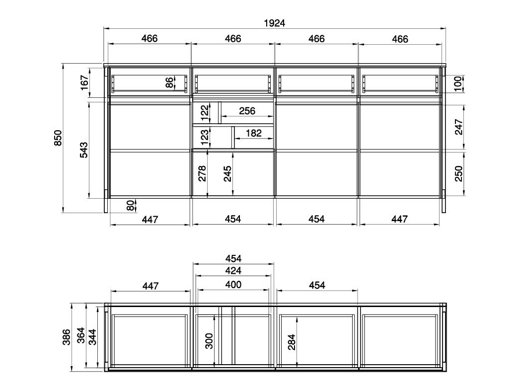 Pohištveni komplet Fermaru 114 (Bela + Hrast)