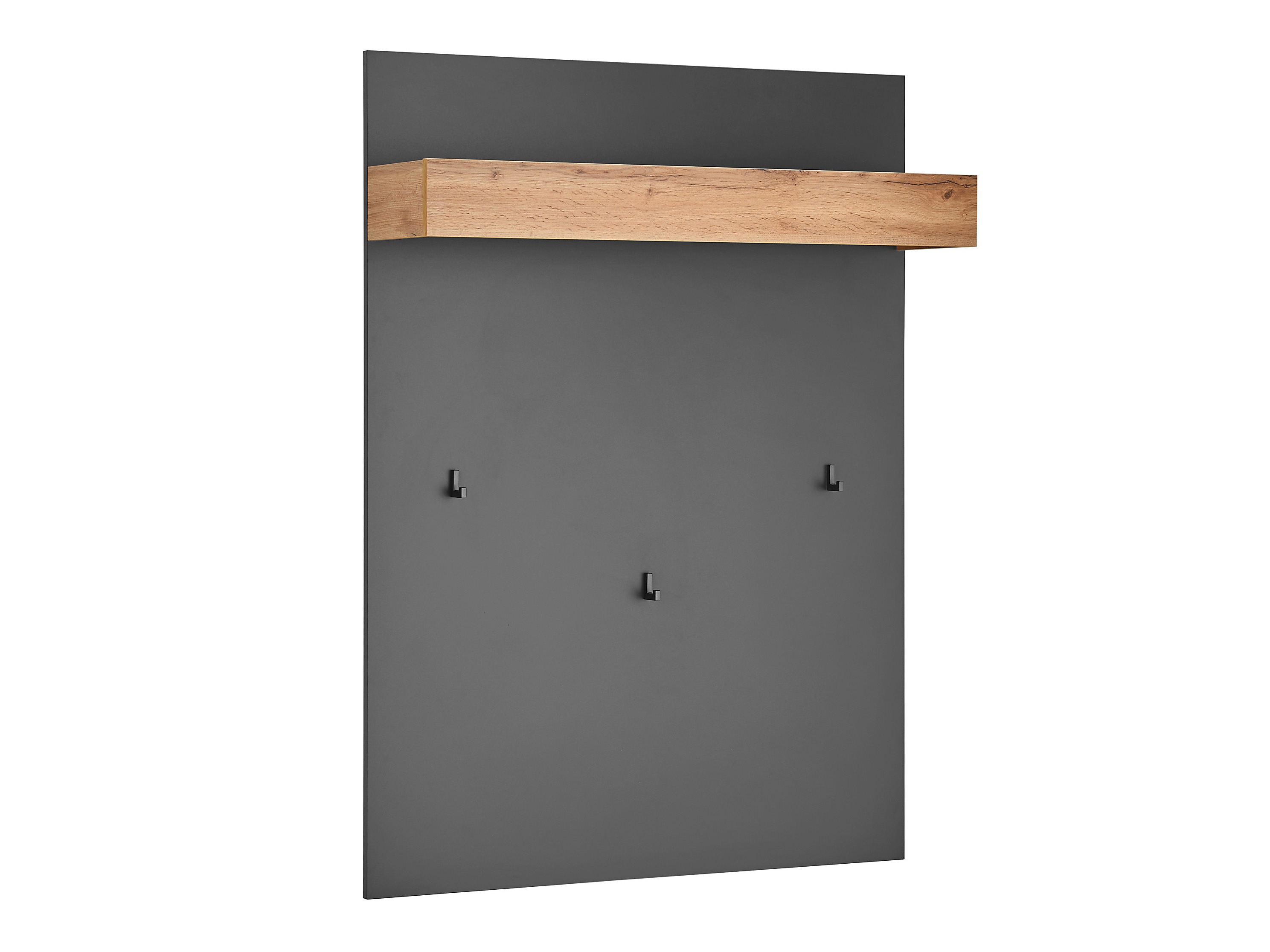 Komplet za predsobo Elbsori 176 (Antracit + Wotan hrast)