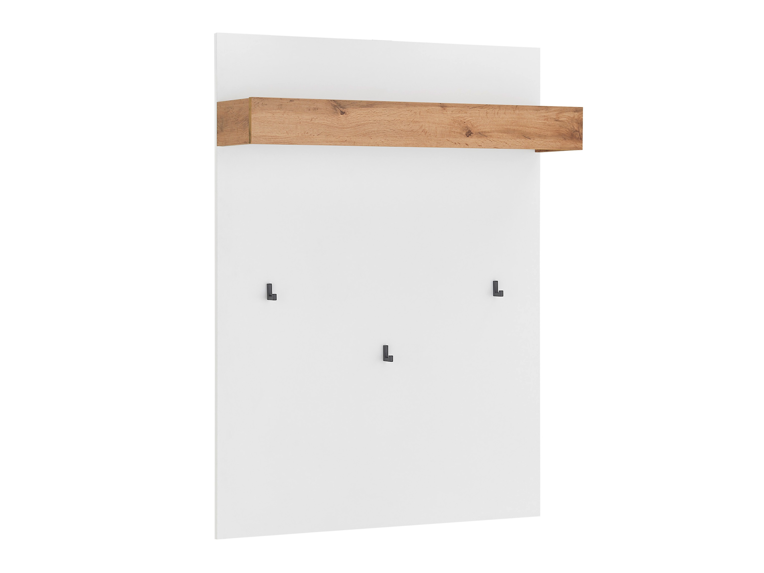 Komplet za predsobo Elbsori 177 (Bela + Wotan hrast)