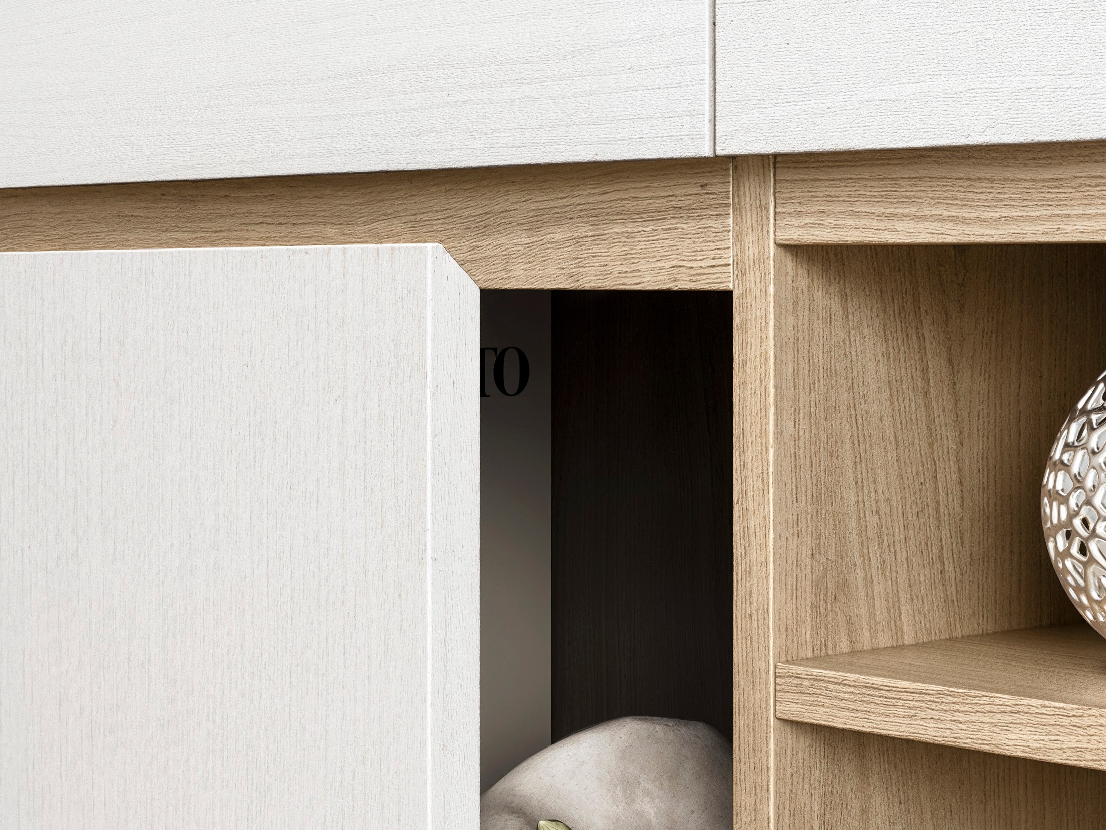 Pohištveni komplet Fermaru 114 (Bela + Hrast)