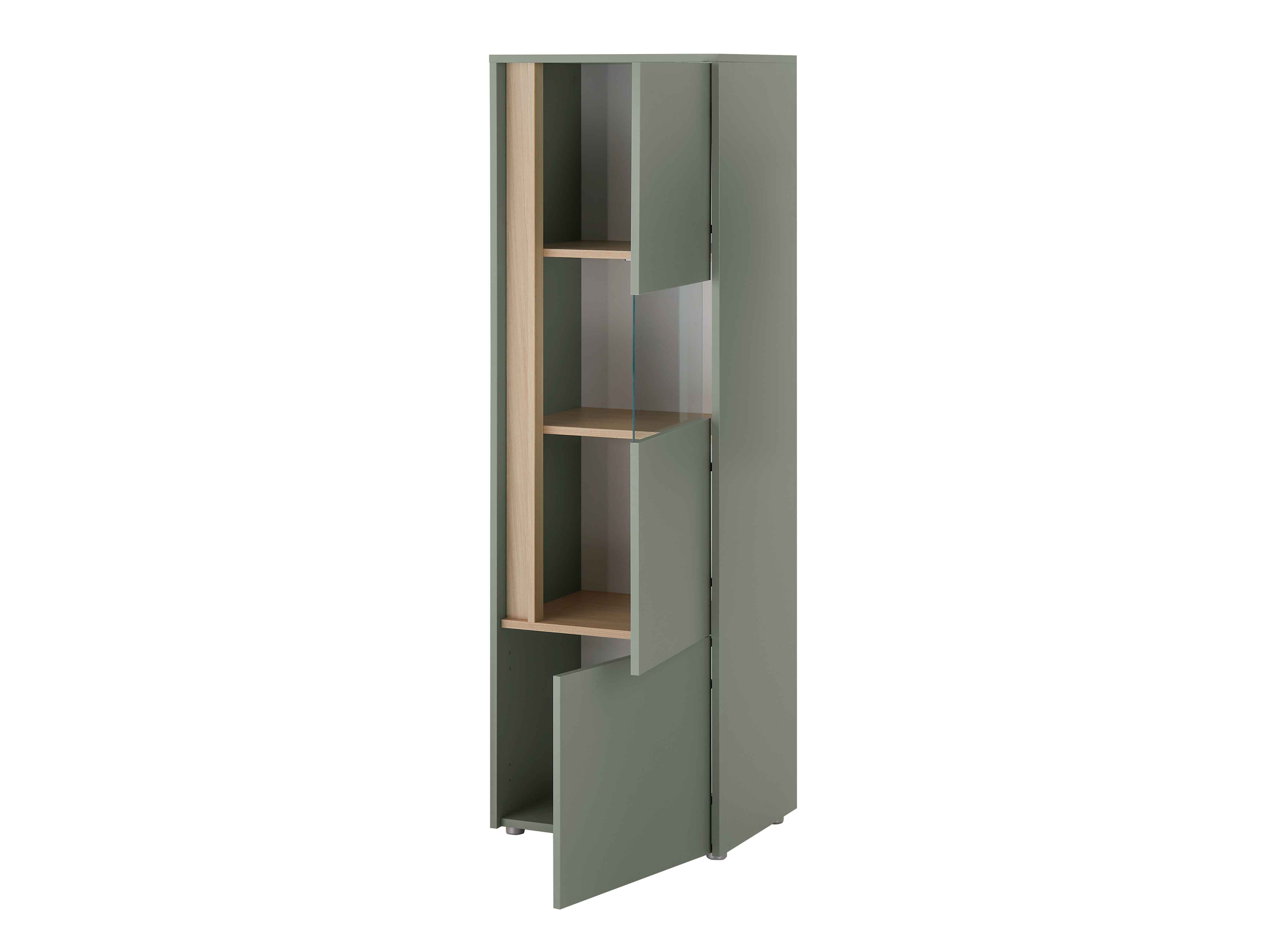 Komplet za dnevno sobo Elbsori 122 (Zelena + Hrast)