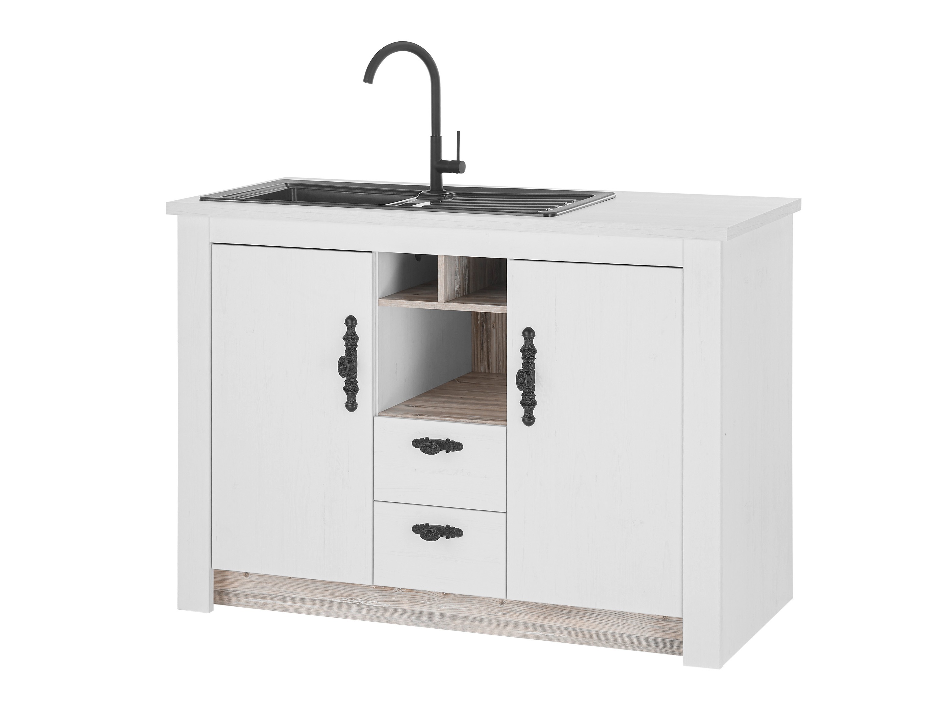 Modularna omarica s predalom in vrati Flora 100