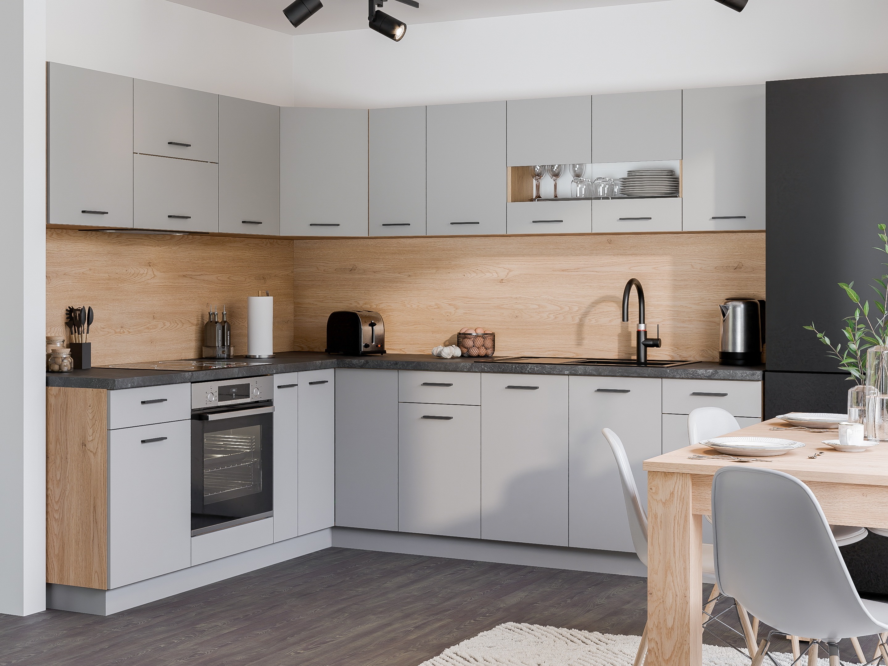 Modularni kuhinjski komplet Ati Grey 131