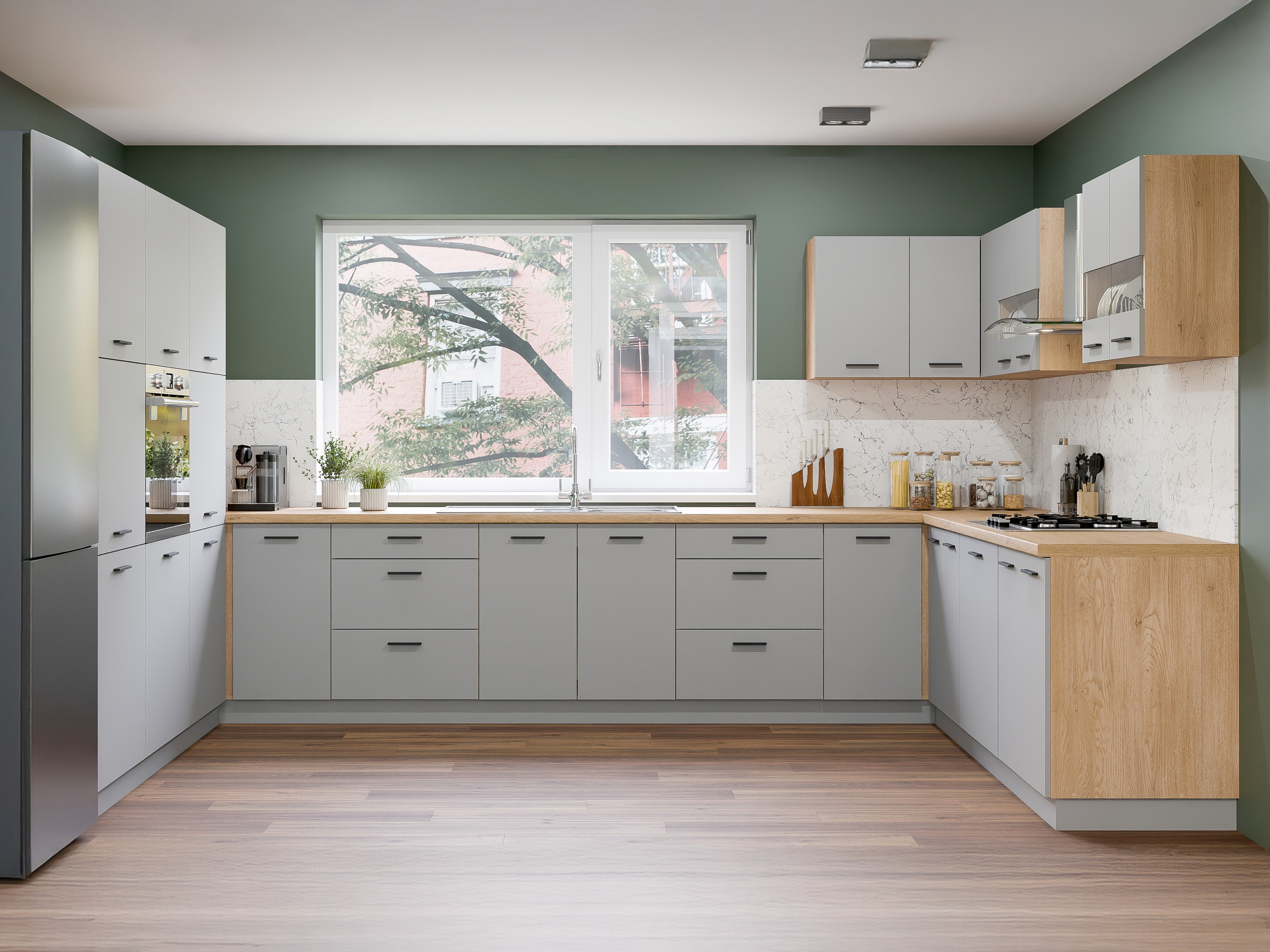 Modularni kuhinjski komplet Ati Grey 132
