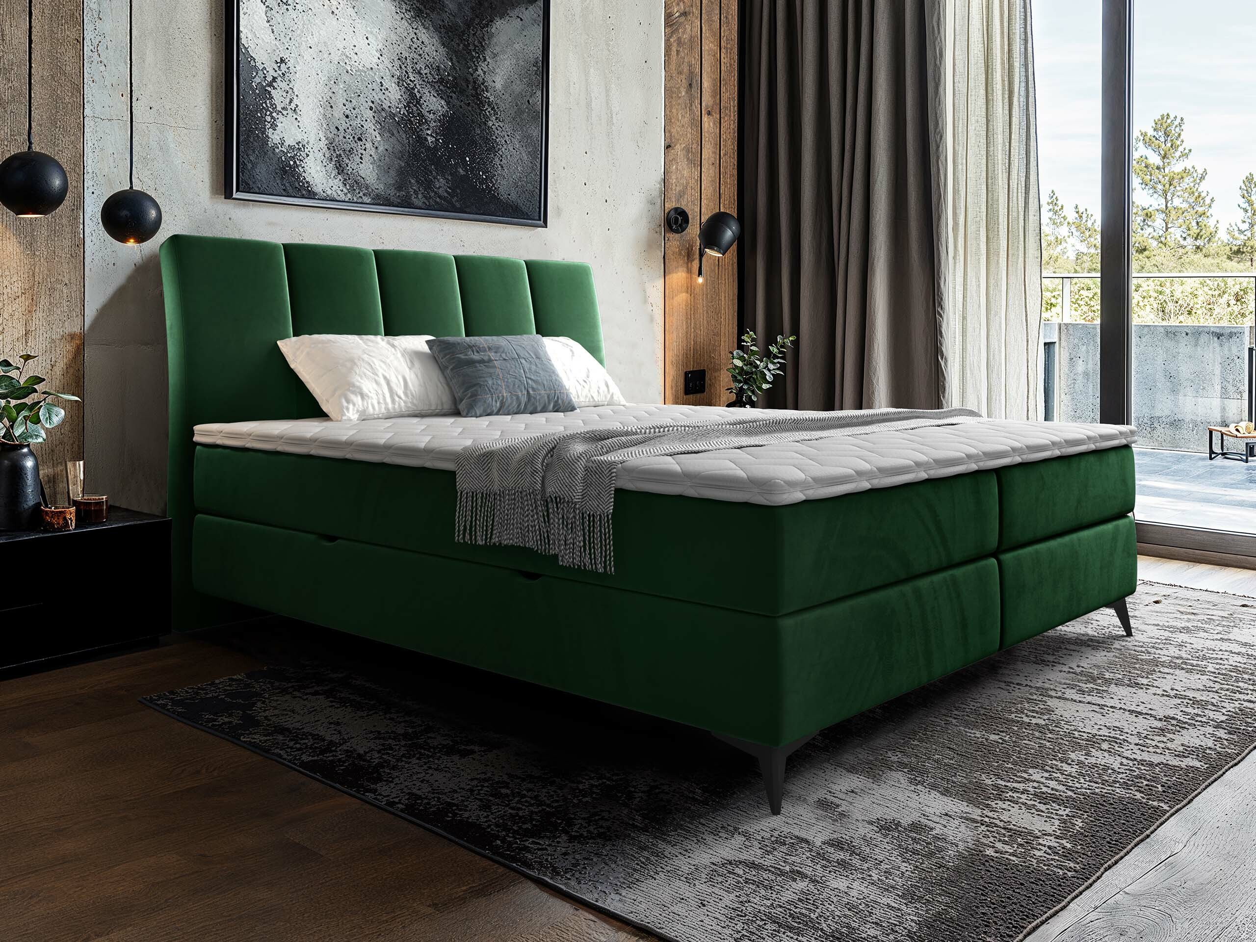 Boxspring postelja ComfiDream Onauna (Fresh 13)