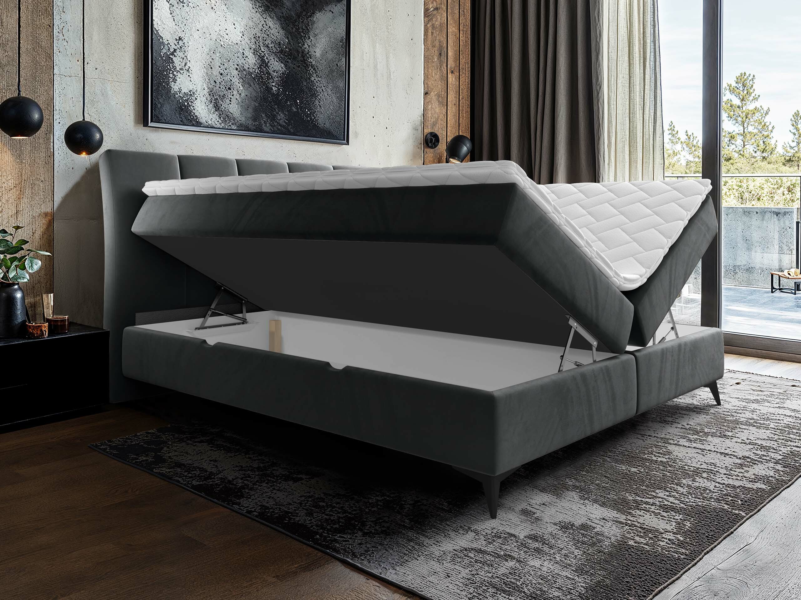 Boxspring postelja ComfiDream Onauna (Fresh 13)