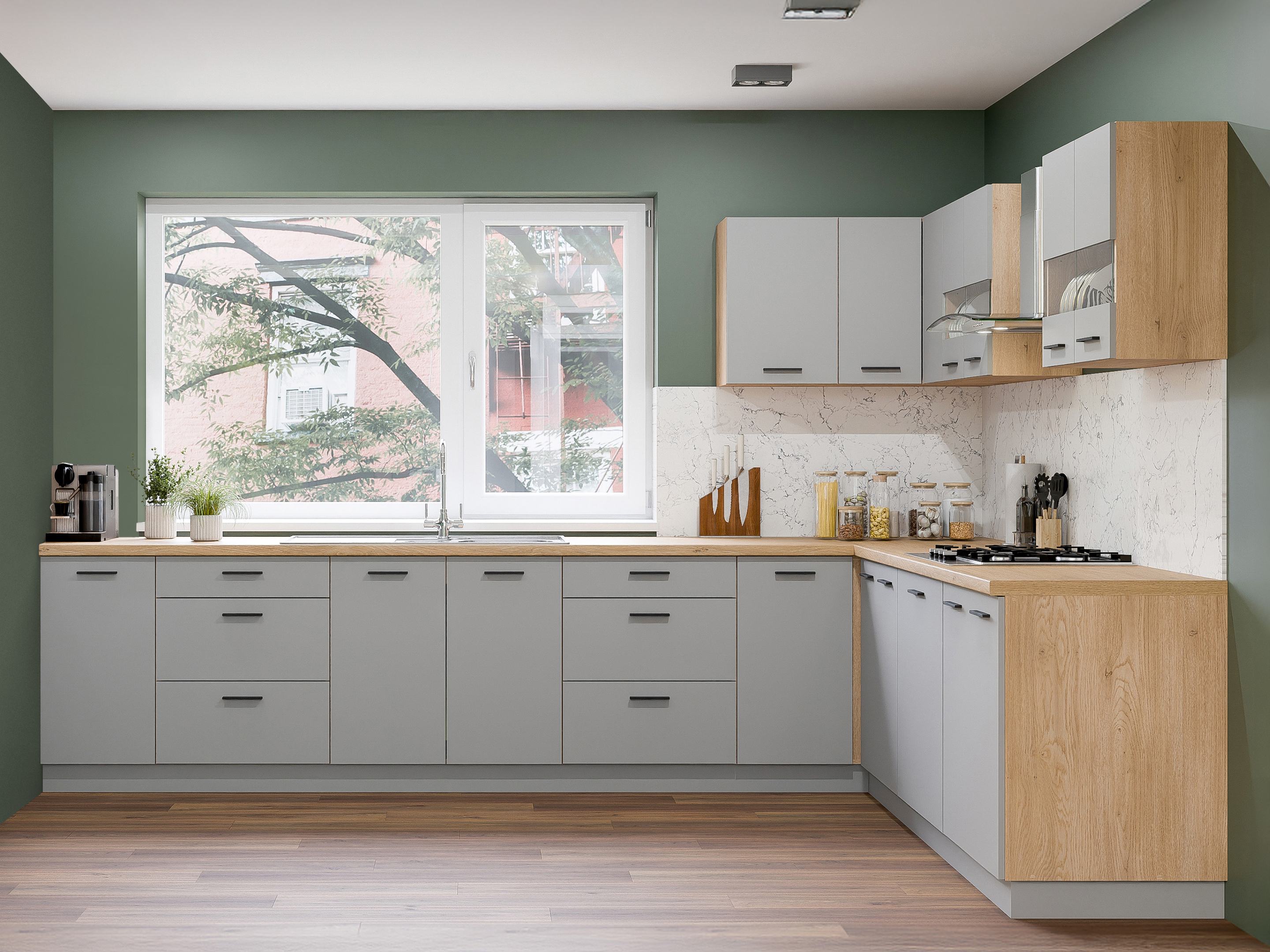 Modularni kuhinjski komplet Ati Grey 133