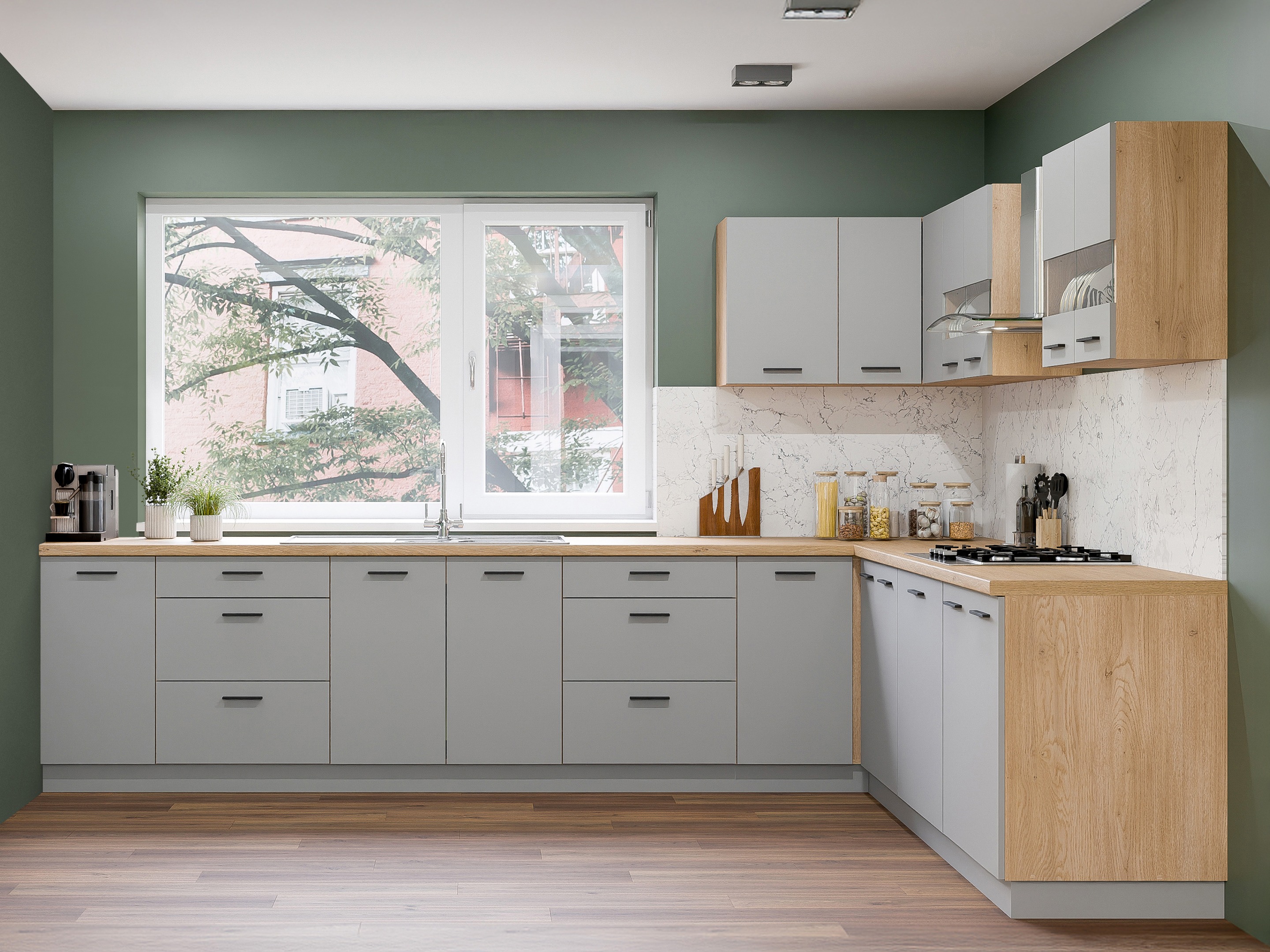 Modularni kuhinjski komplet Ati Grey 133