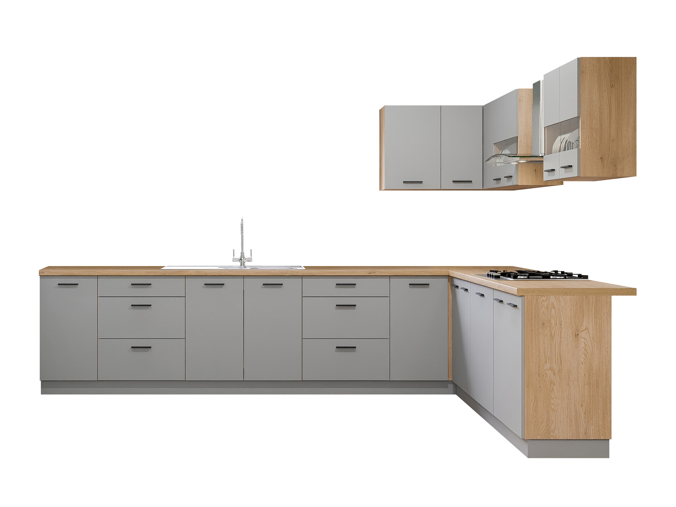 Modularni kuhinjski komplet Ati Grey 133