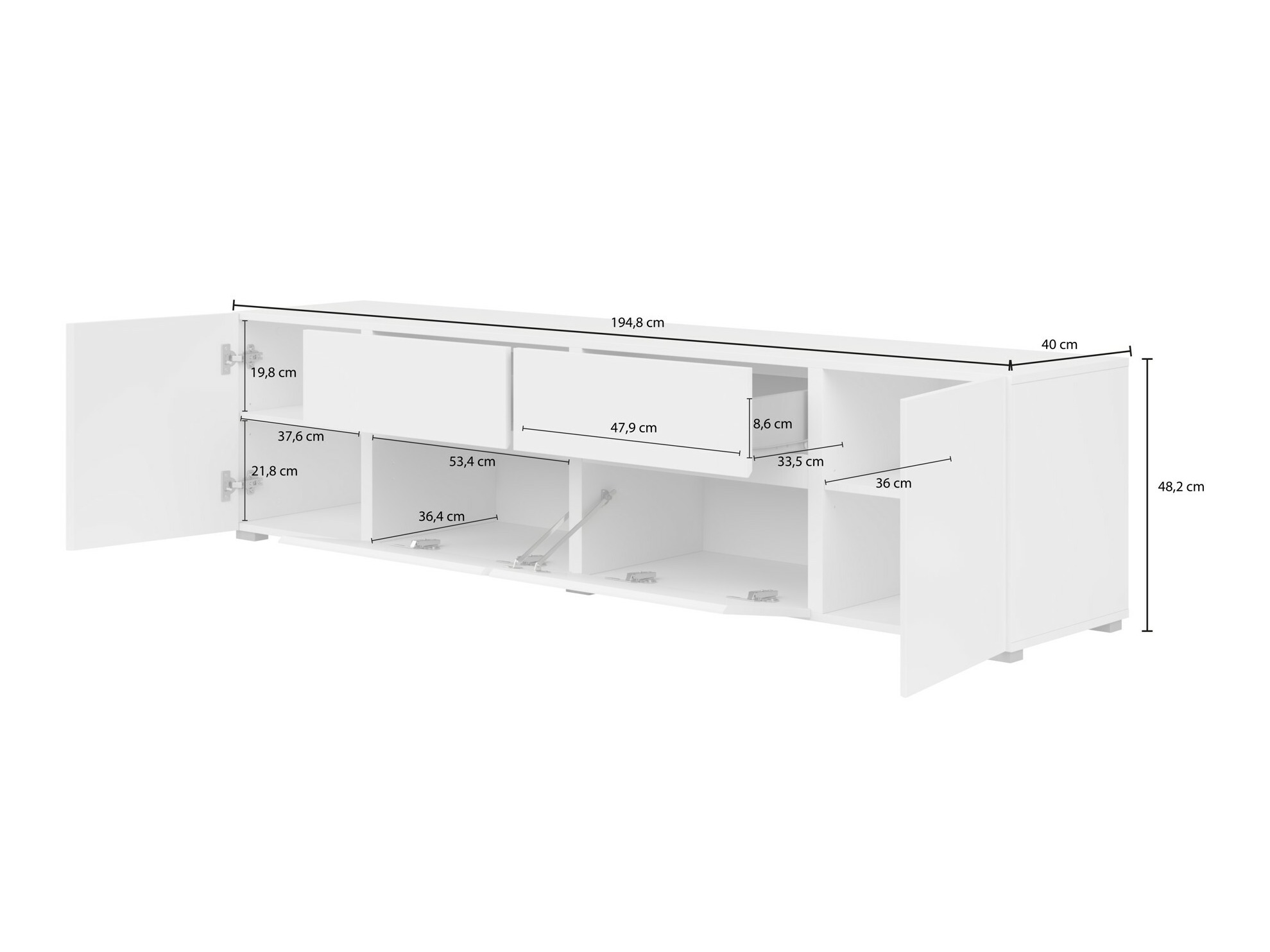 TV-omarica Elbleve 100 (Bela)