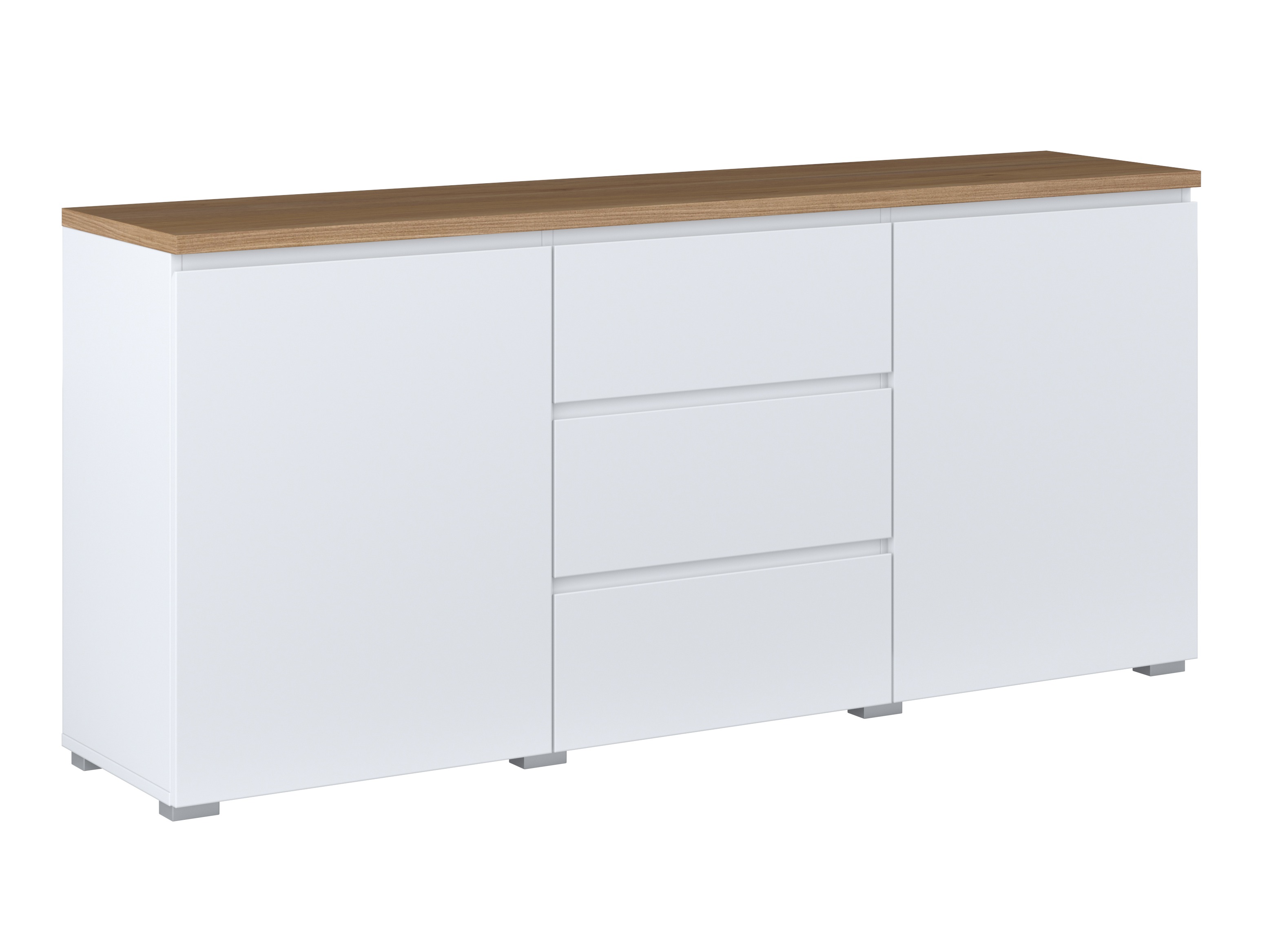 Komoda Baletu 106 (Bela + Hrast)