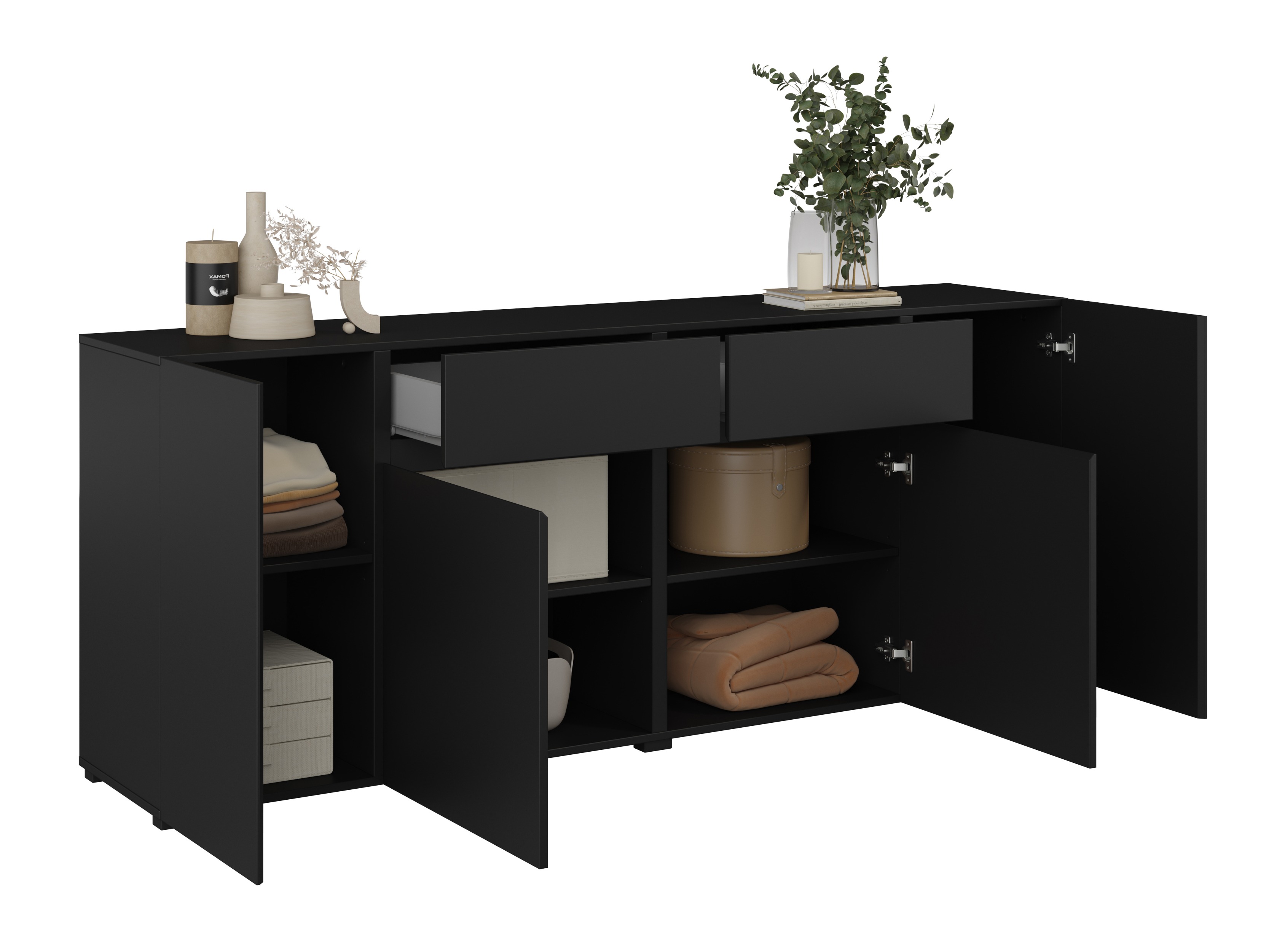 Komoda Elbleve 103 (Črna)