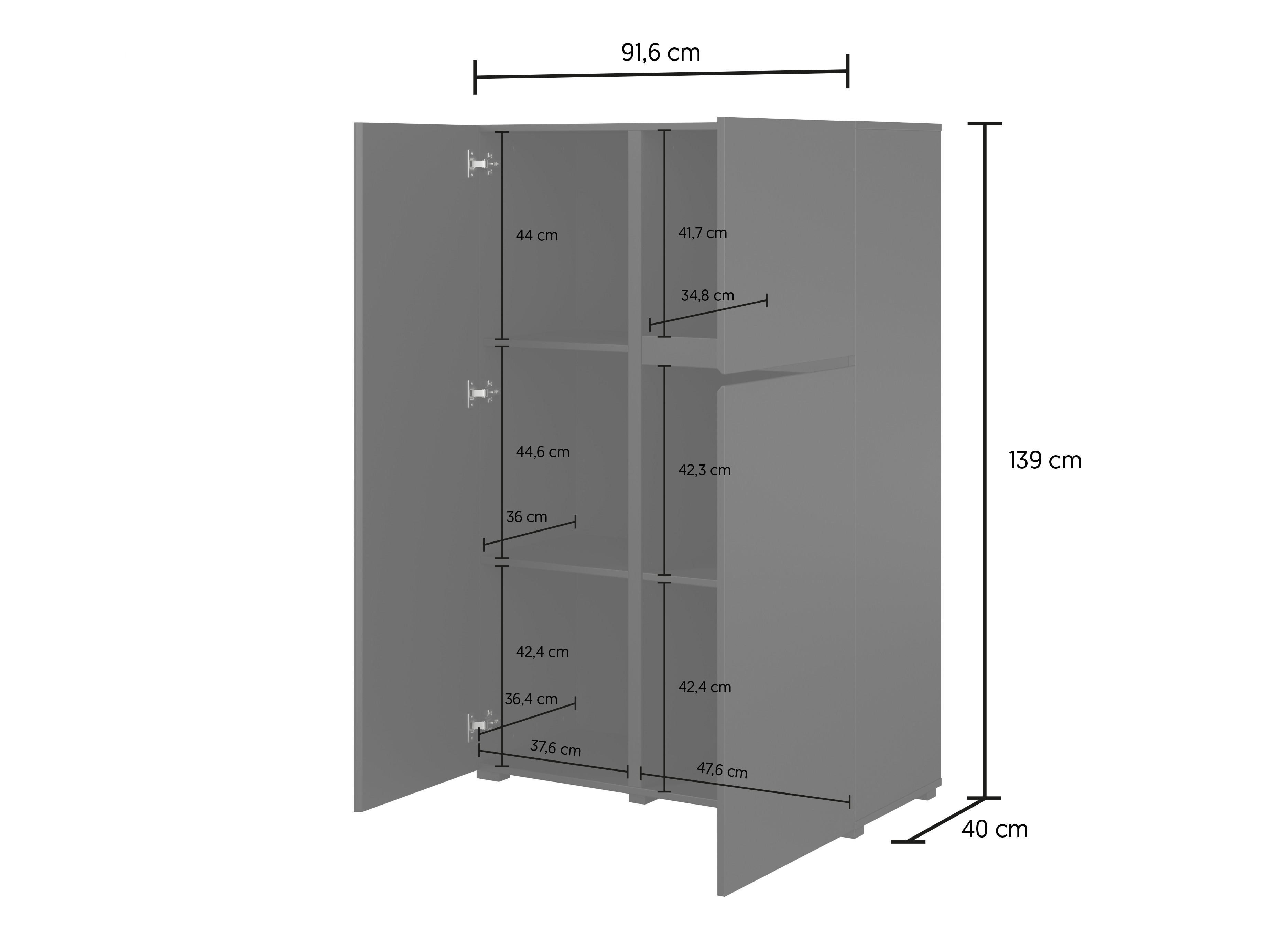 Komplet za dnevno sobo Elbleve 104 (Bela)