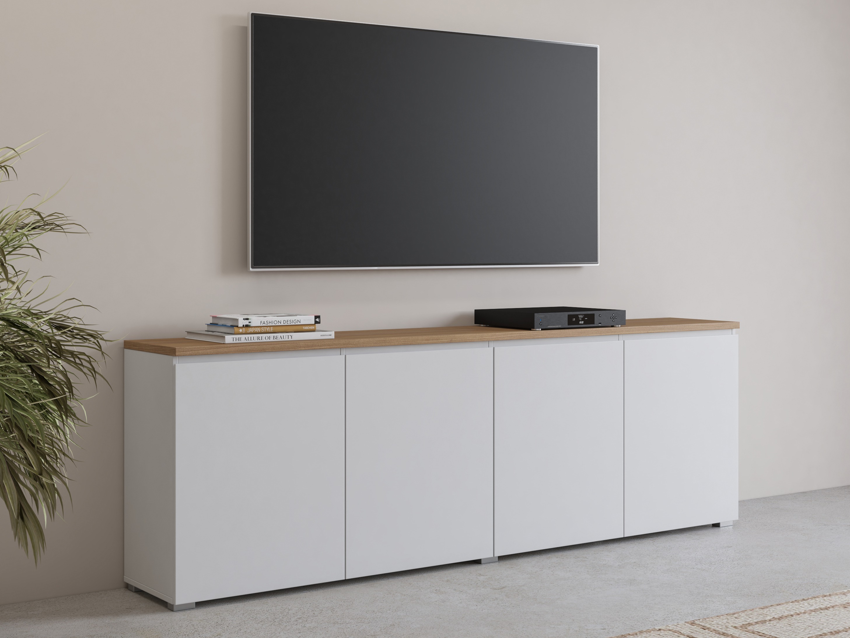 Omarica Baletu 105 (Bela + Hrast)