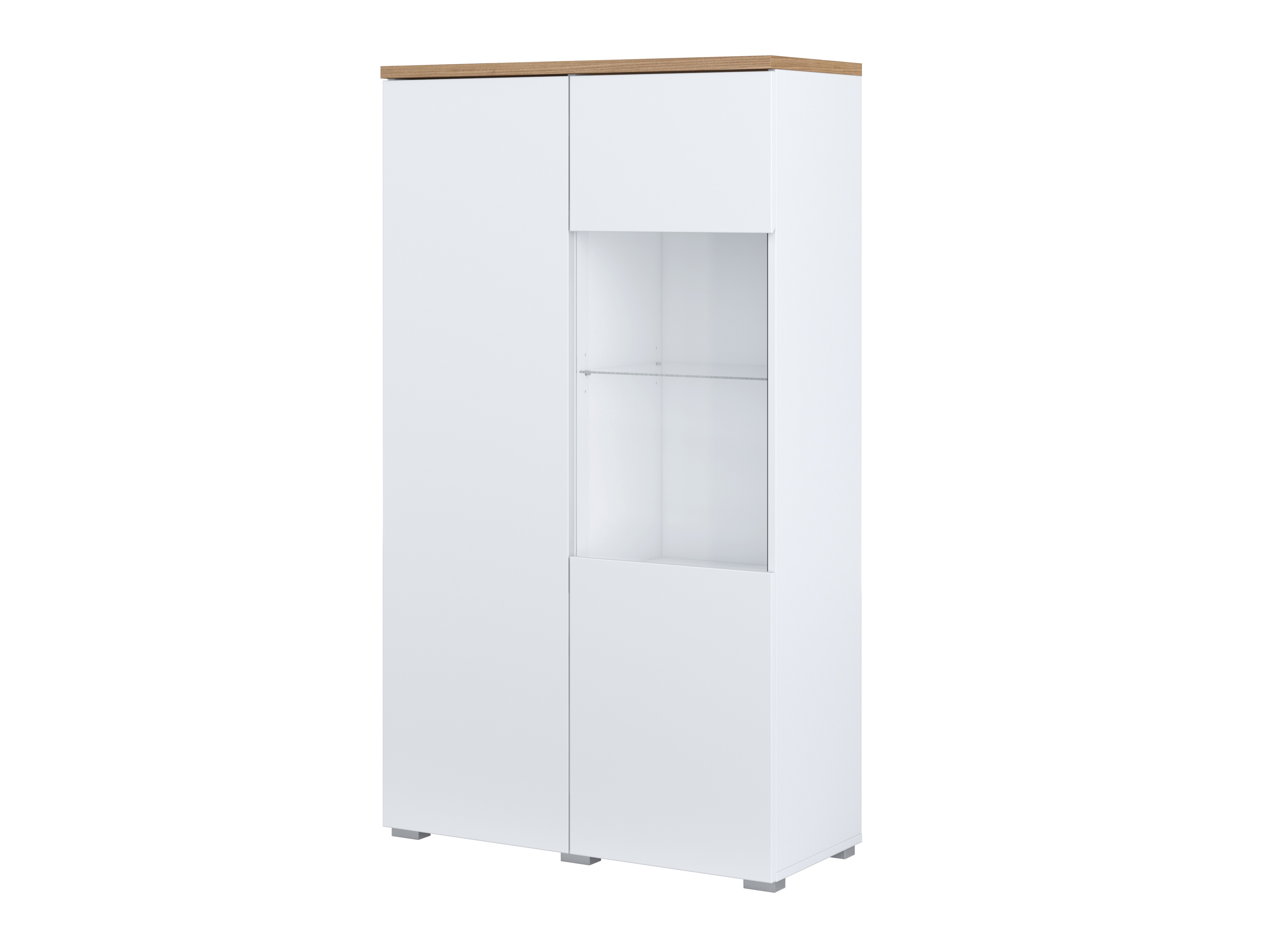Regal Baletu 108 (Bela + Hrast)
