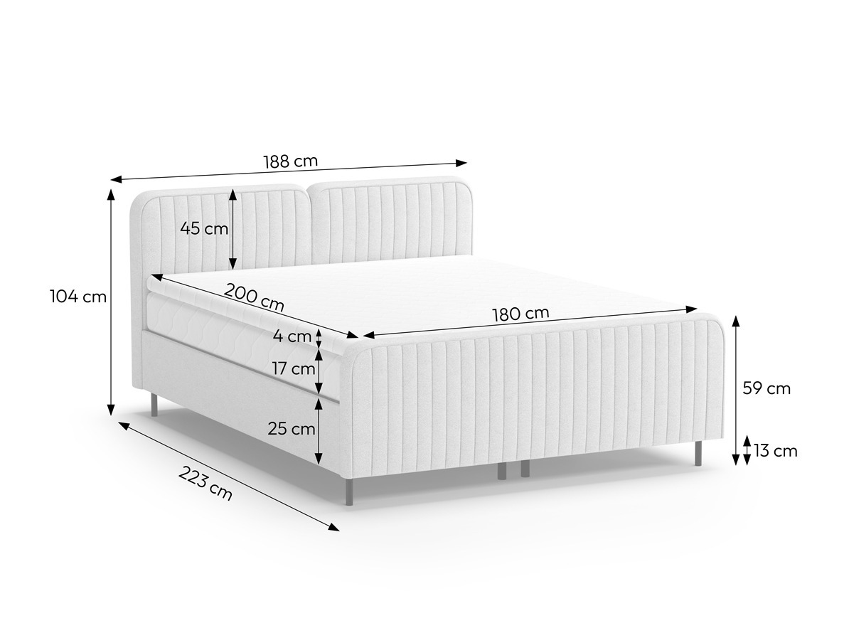 Boxspring postelja Margate 127 (Casa 24)