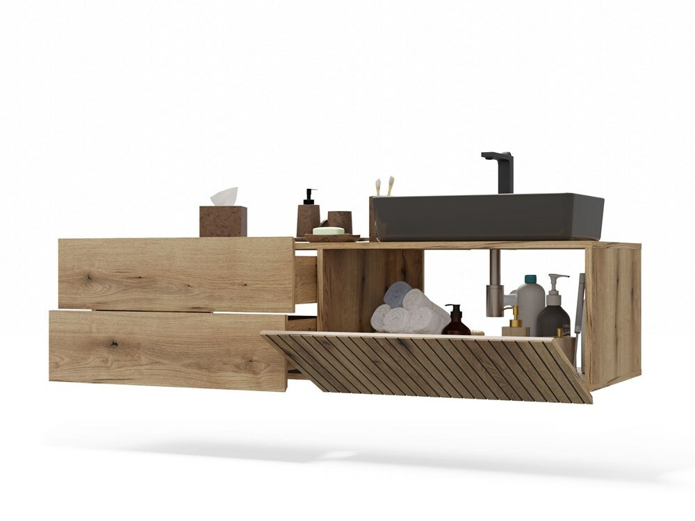 Viseča kopalniška omarica za umivalnik Mandeville 324