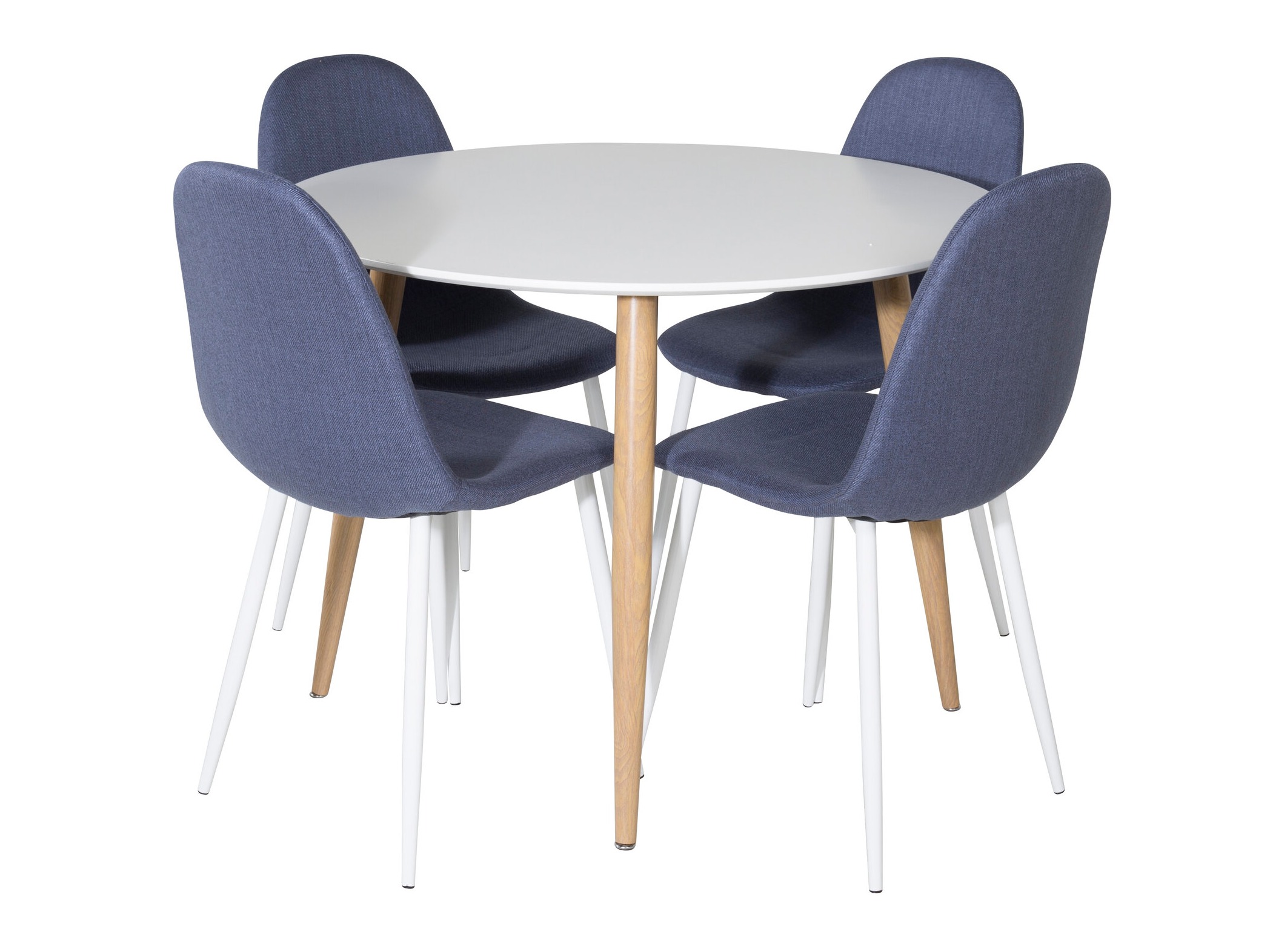 Jedilniški komplet Dallas 291 (Modra + Bela)