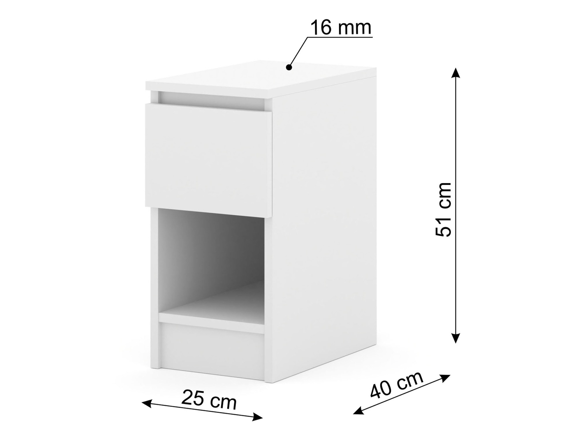 Nočna omarica Buffalo 203