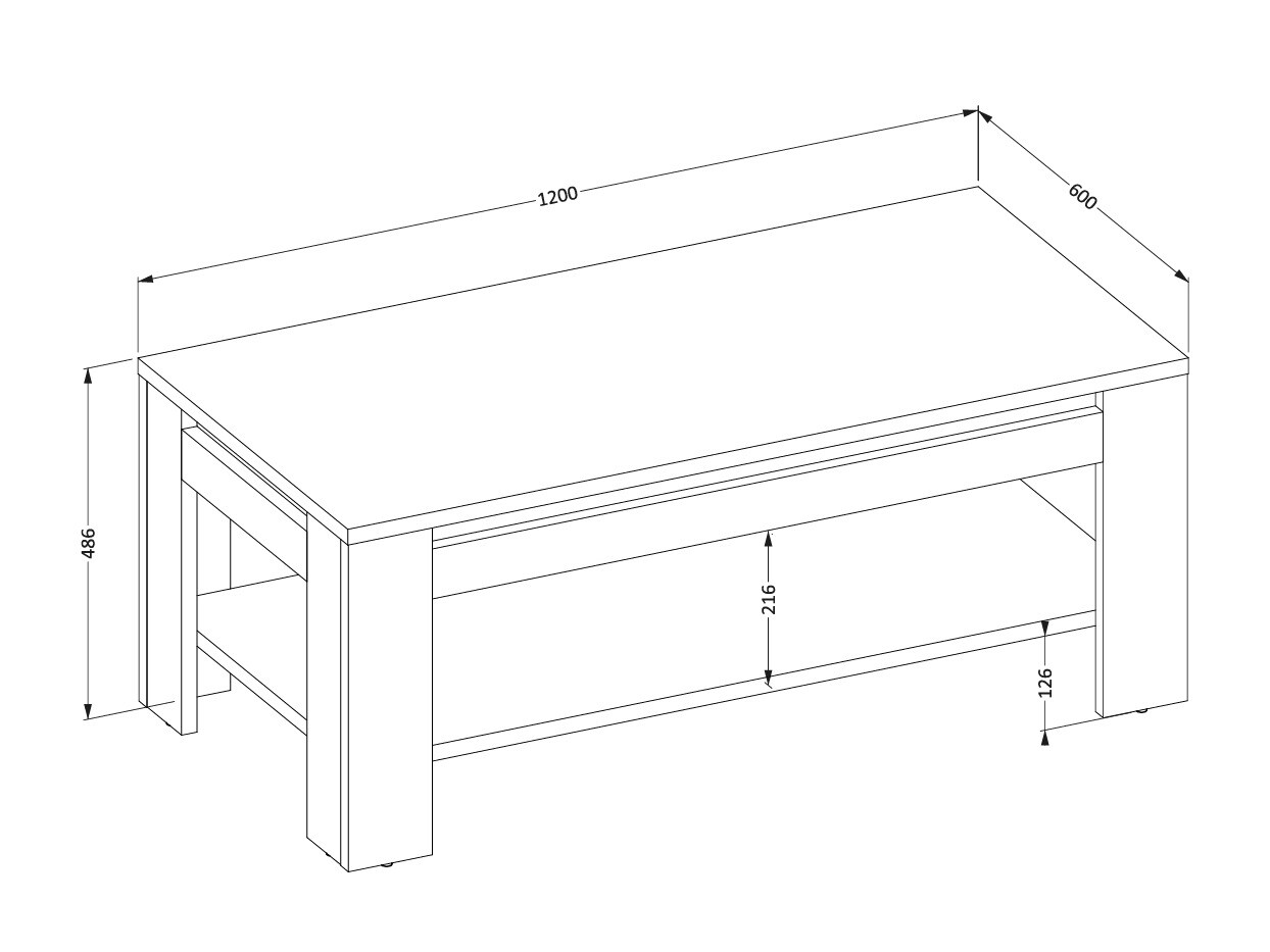 Klubska mizica SL5078