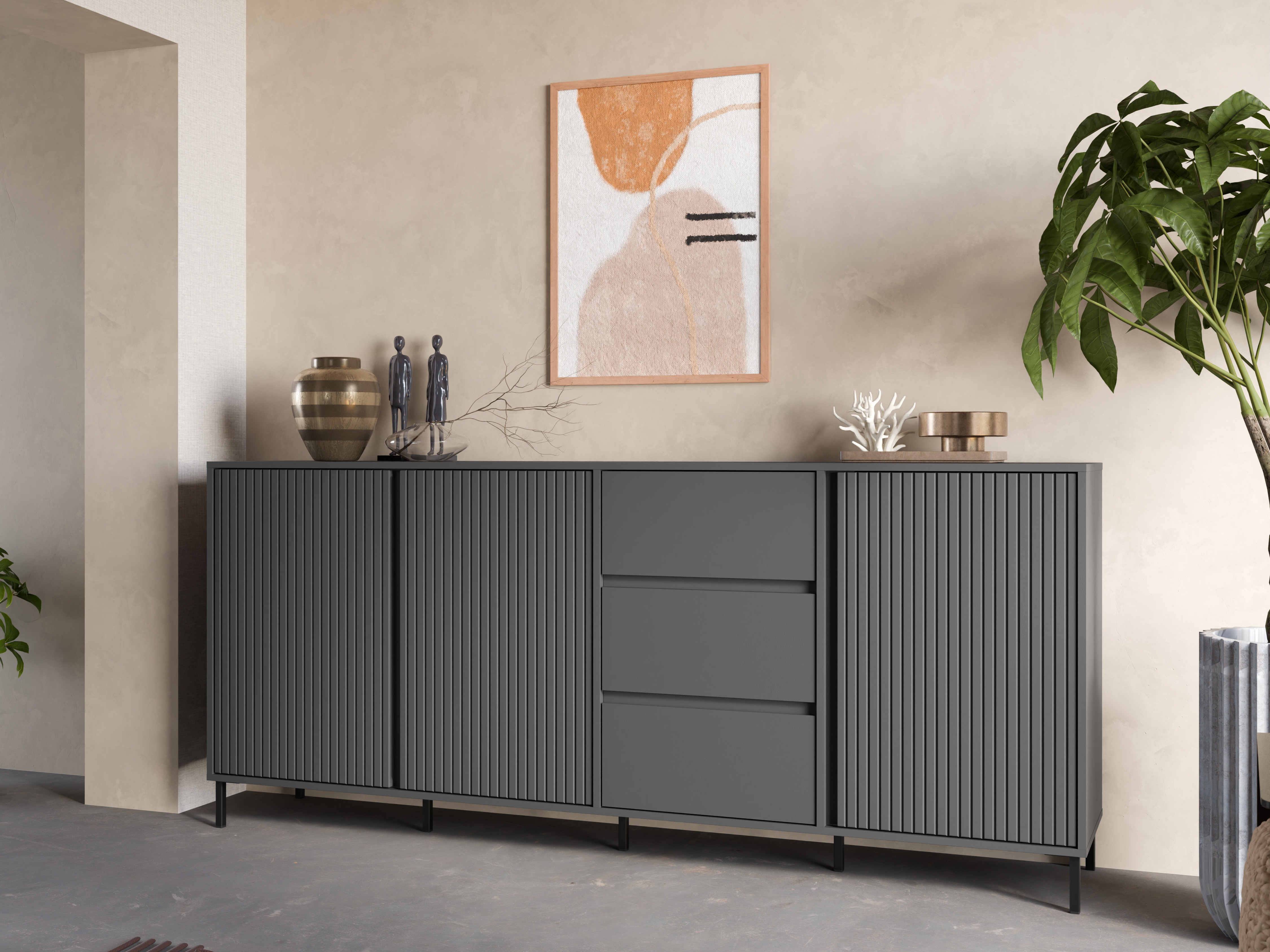 Komoda Ruvrevi 103 (Antracit)