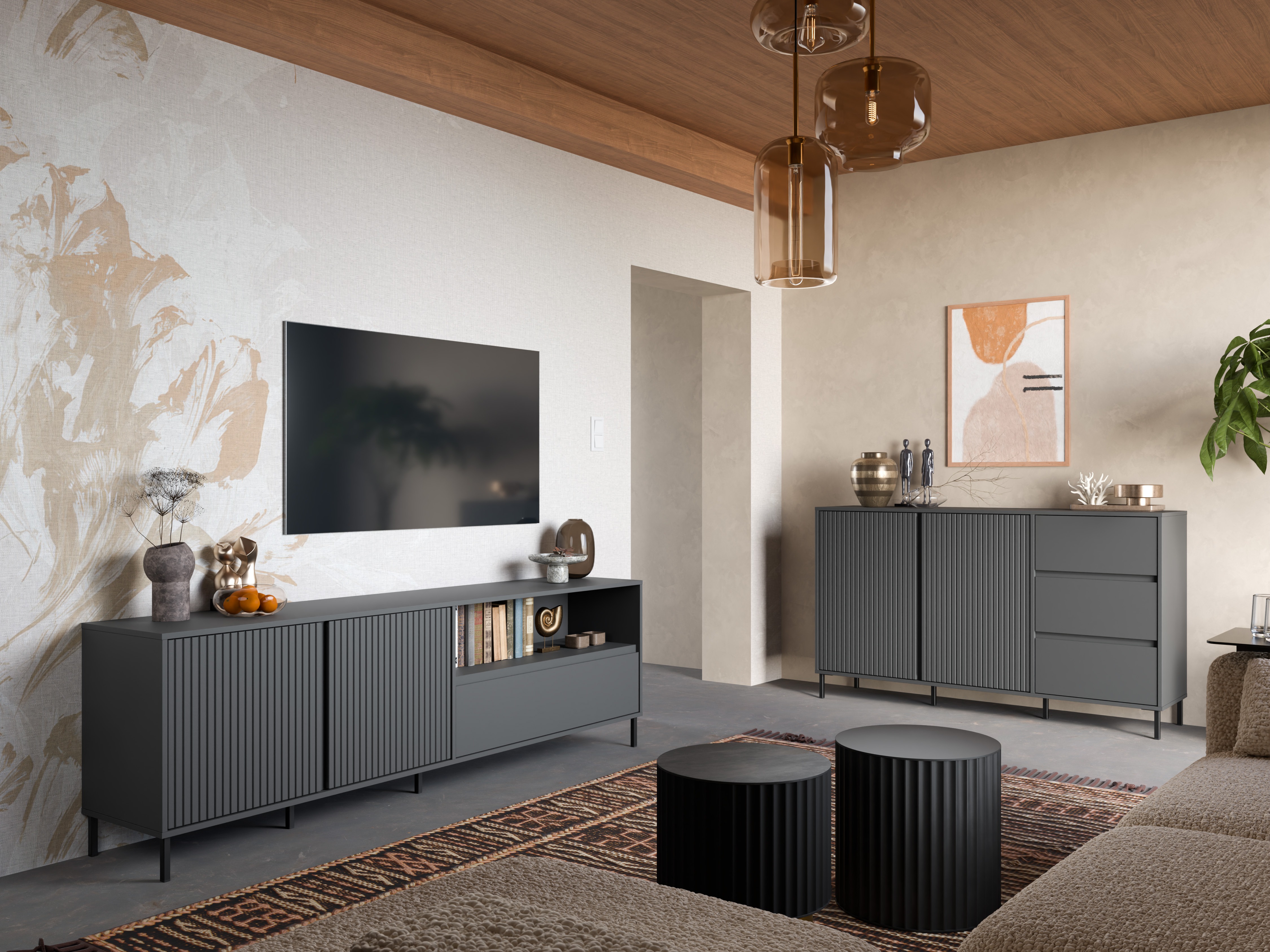 TV-omarica Ruvrevi 101 (Antracit)