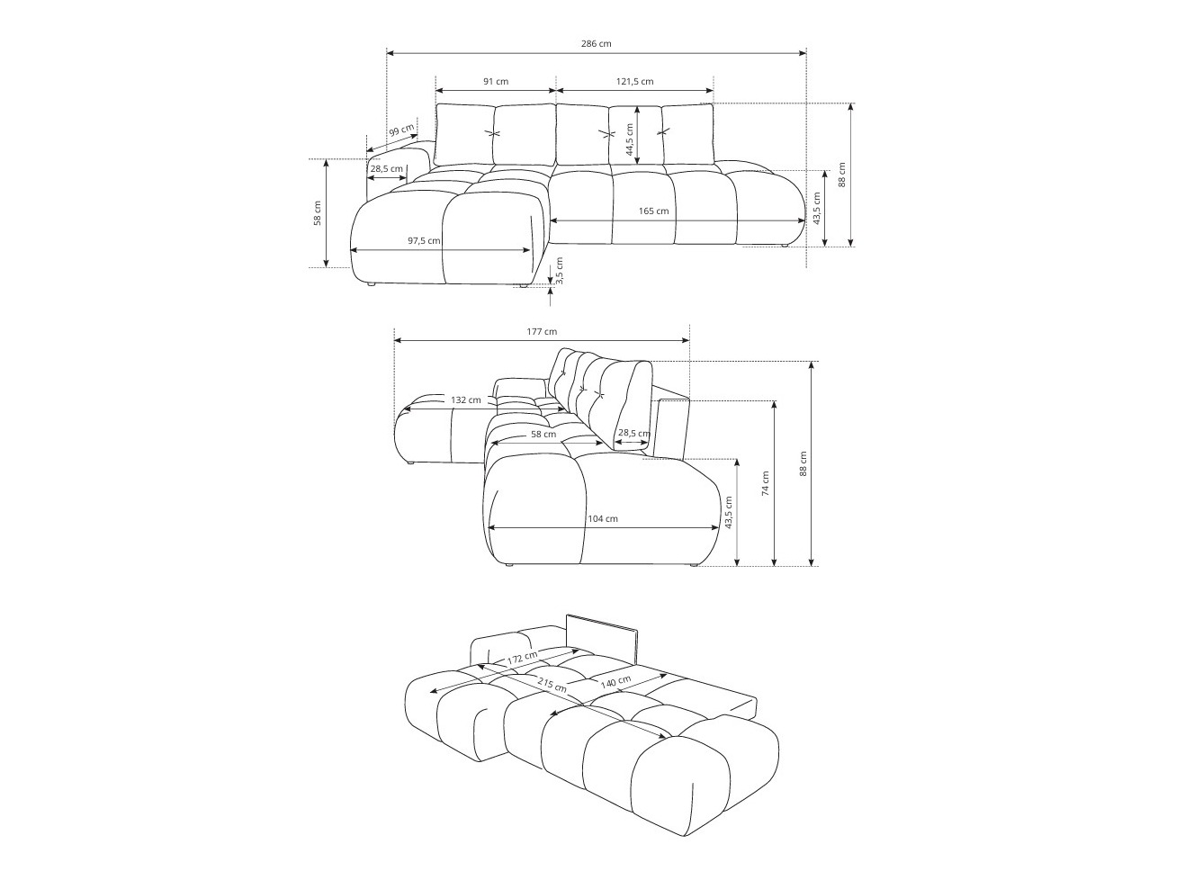 Kotna garnitura Kingston 156 (Flow 09)
