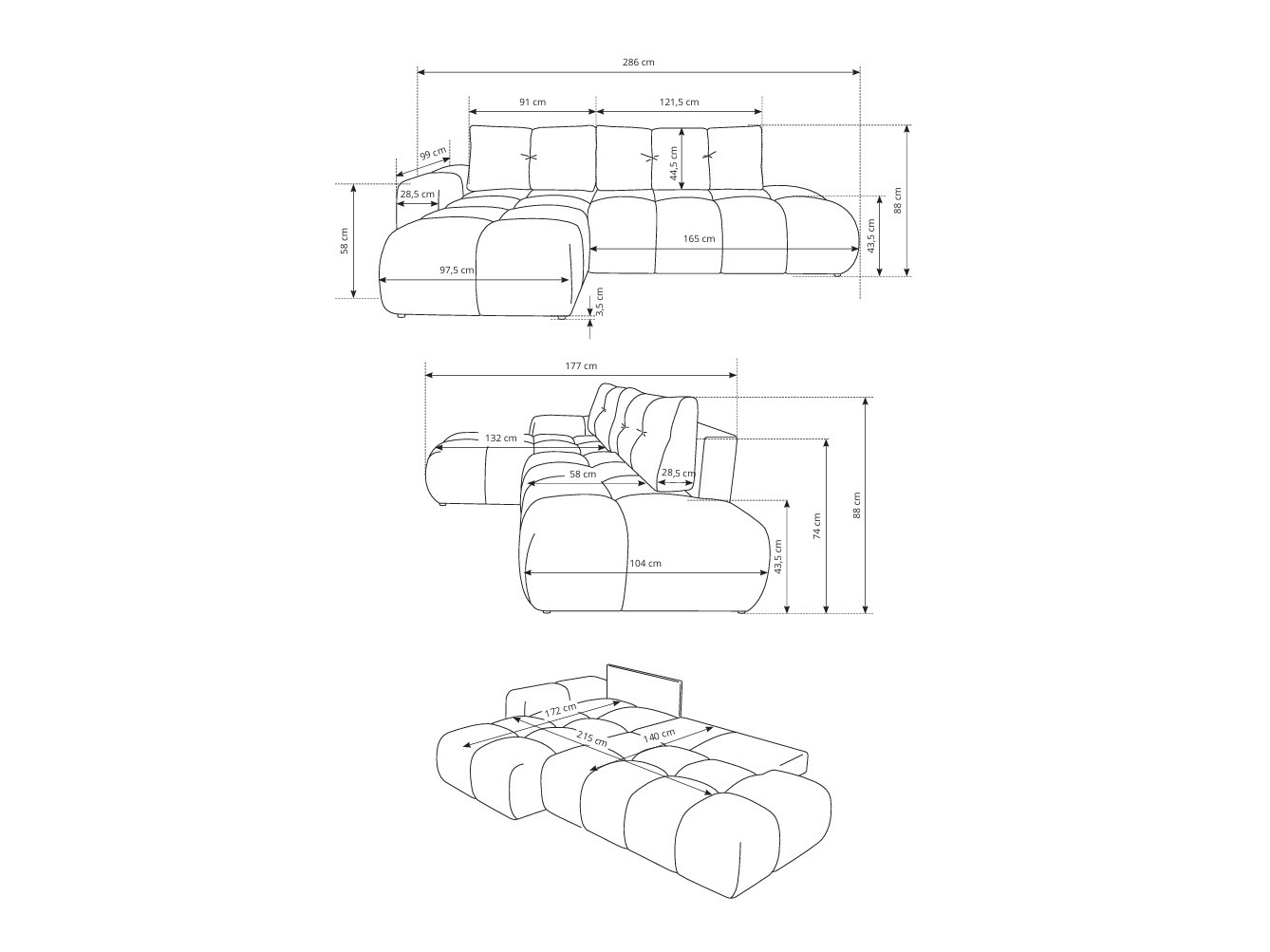 Kotna garnitura Kingston 156 (Flow 22)