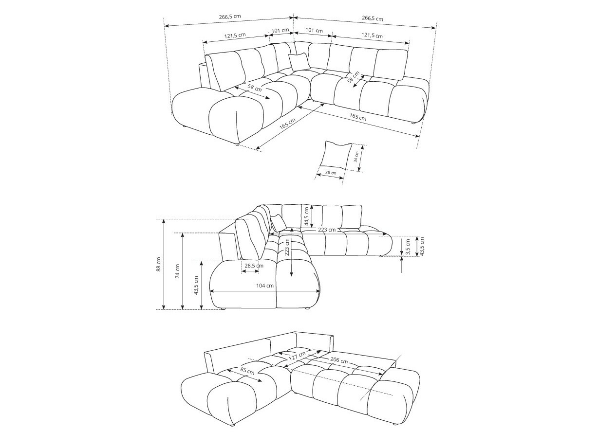Kotna garnitura Kingston 197 (Flow 09)