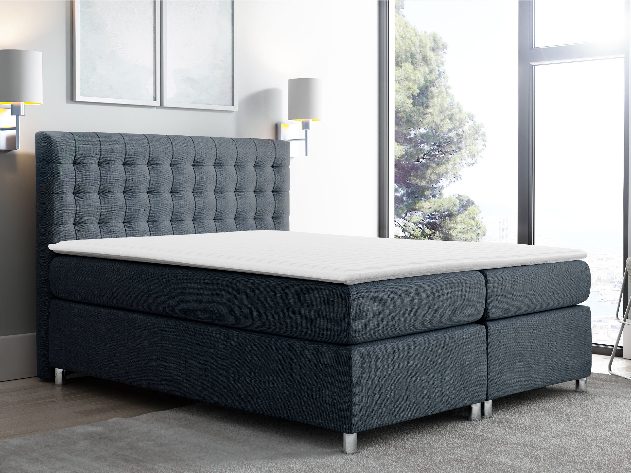 Boxspring postelja Signum (Spirit 13)